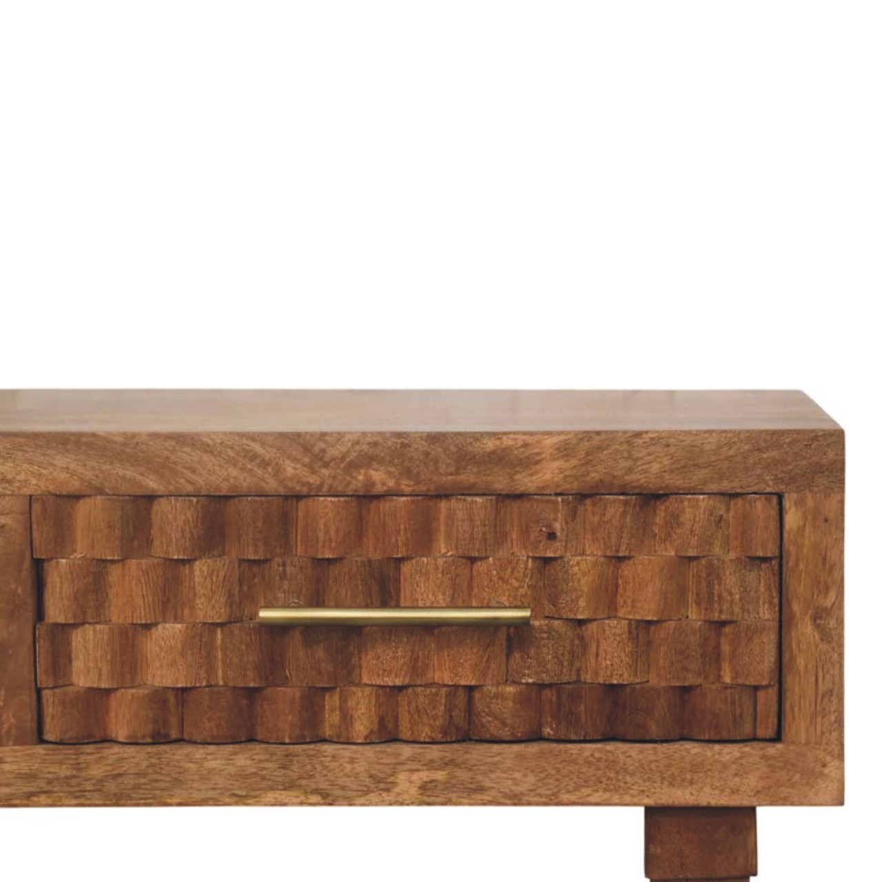 Arno Golden Teak Console Table - Image 3