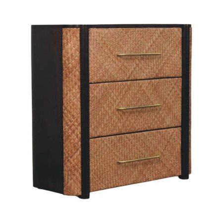 Havana Weave 3-Drawer Chest