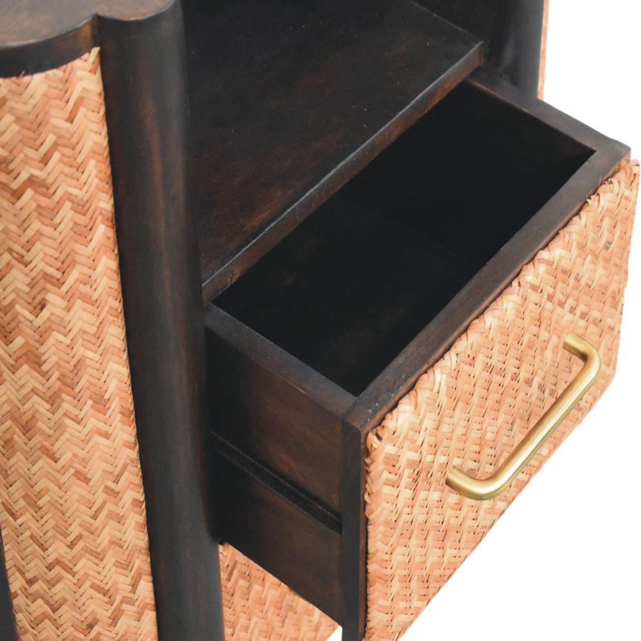 Rattan Curve Edge Nightstand - Image 6