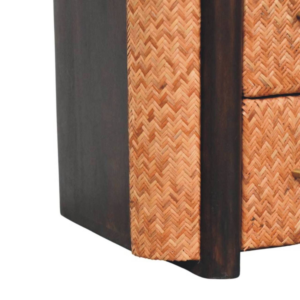Rattan Curve Edge Nightstand - Image 7
