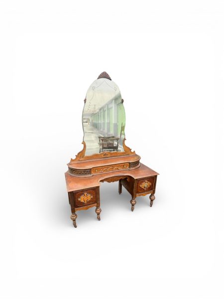 Antique Victorian Style Vanity with Mirror