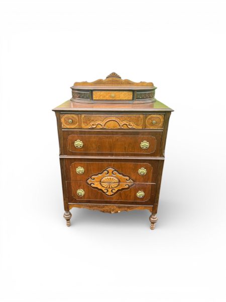 Antique Victorian Walnut Cabinet