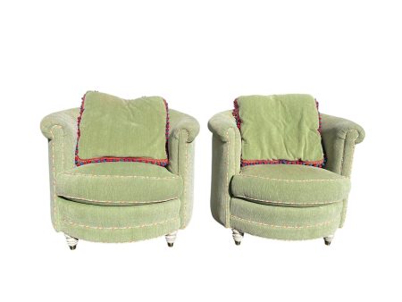 High-End Custom Upholstered Club Chairs