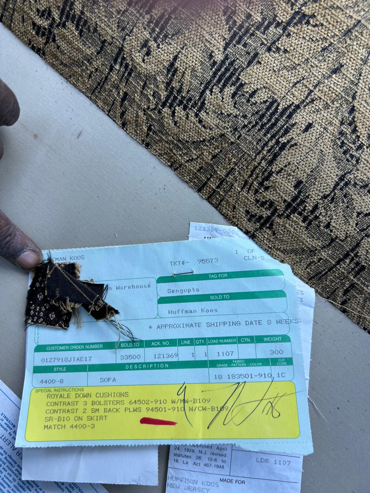 Vintage Custom Upholstered Traditional Rolled Arm Sofa with Decorative Pillows - Image 10