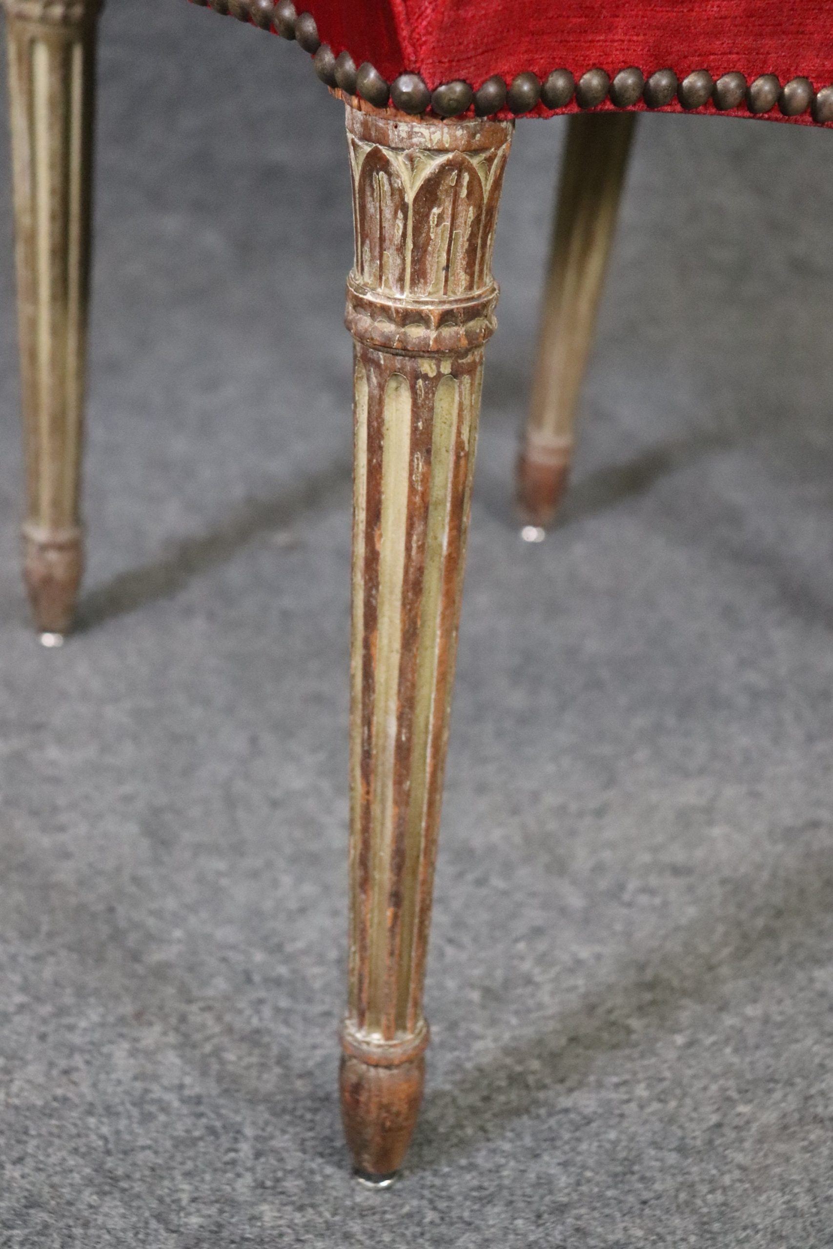 Set of 6 Original Maison Jansen Balloon Dining Chairs With Original Finish - Image 8