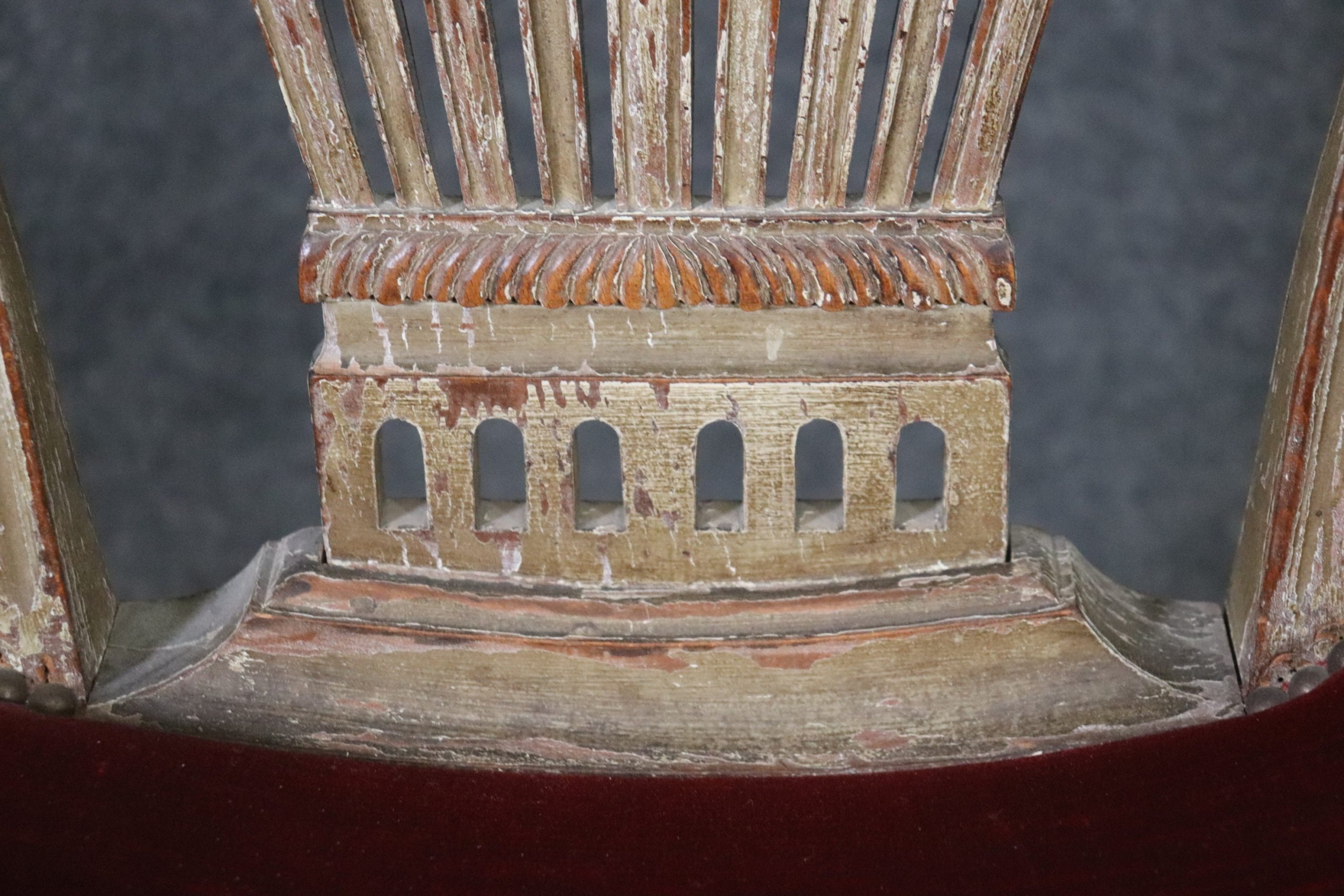 Set of 6 Original Maison Jansen Balloon Dining Chairs With Original Finish - Image 10