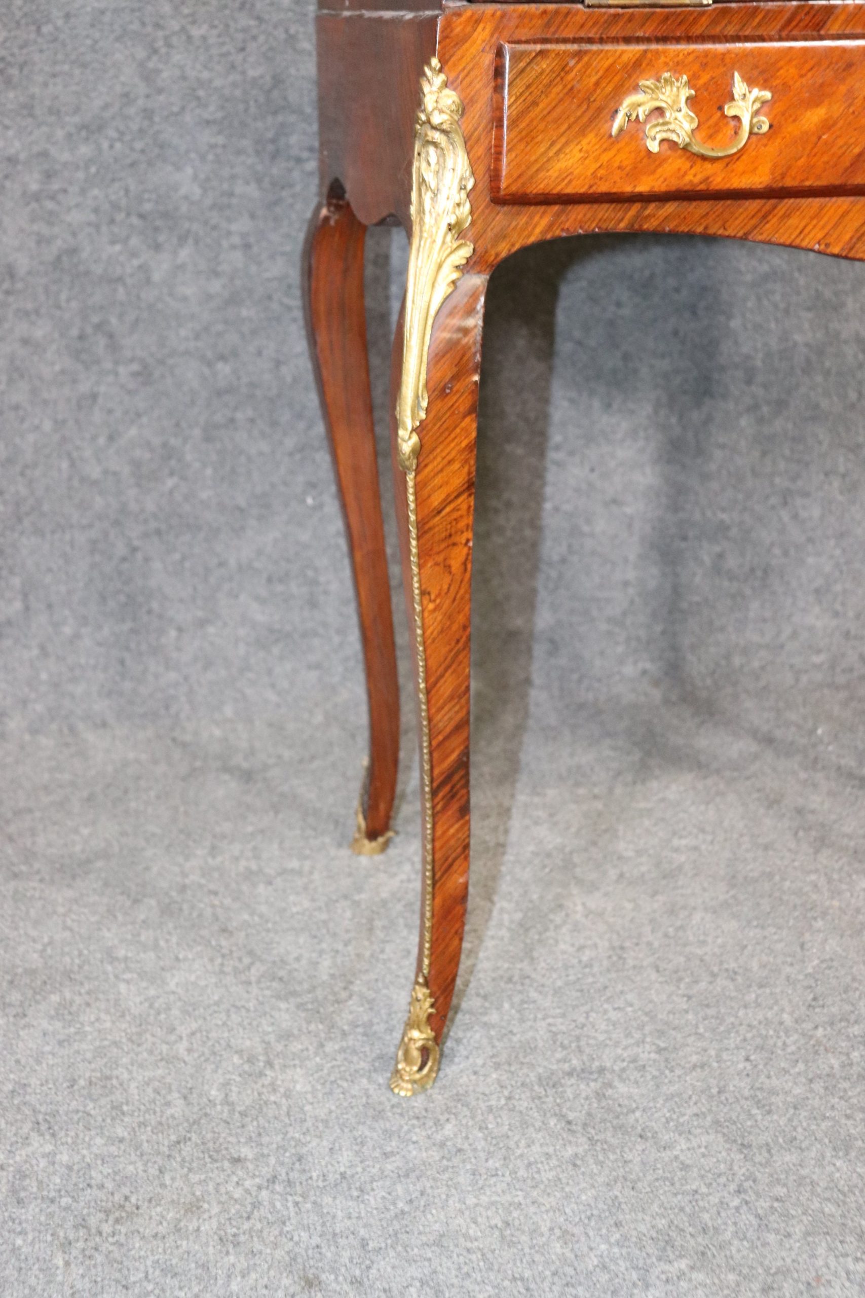 Louis XV Style 19th Century Rosewood Ladies Desk, Secretary Desk - Image 10