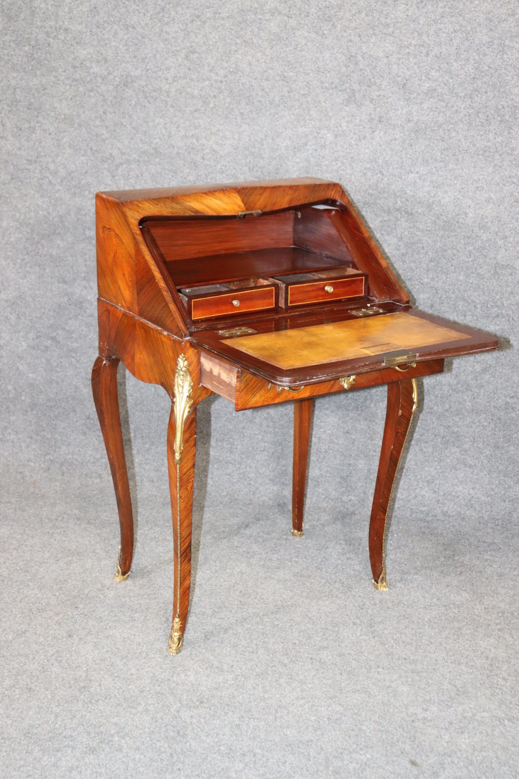 Louis XV Style 19th Century Rosewood Ladies Desk, Secretary Desk - Image 6