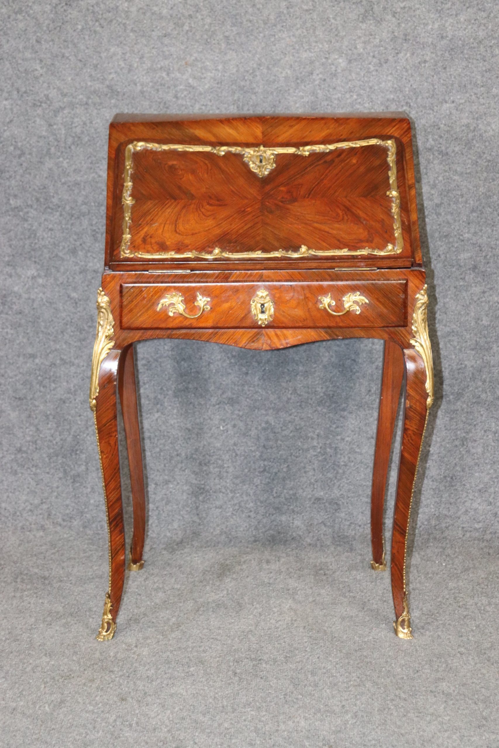 Louis XV Style 19th Century Rosewood Ladies Desk, Secretary Desk - Image 2