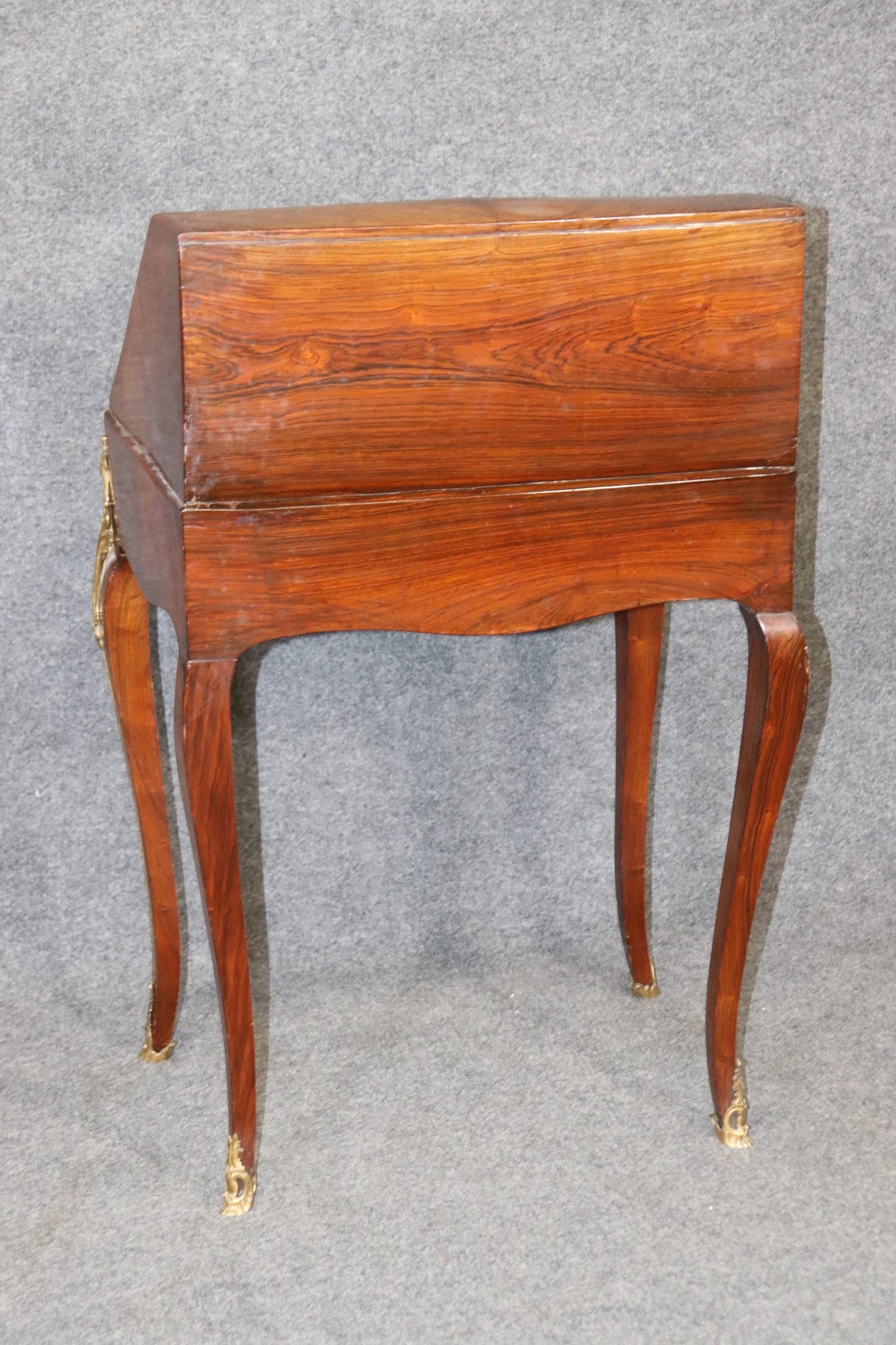Louis XV Style 19th Century Rosewood Ladies Desk, Secretary Desk - Image 4