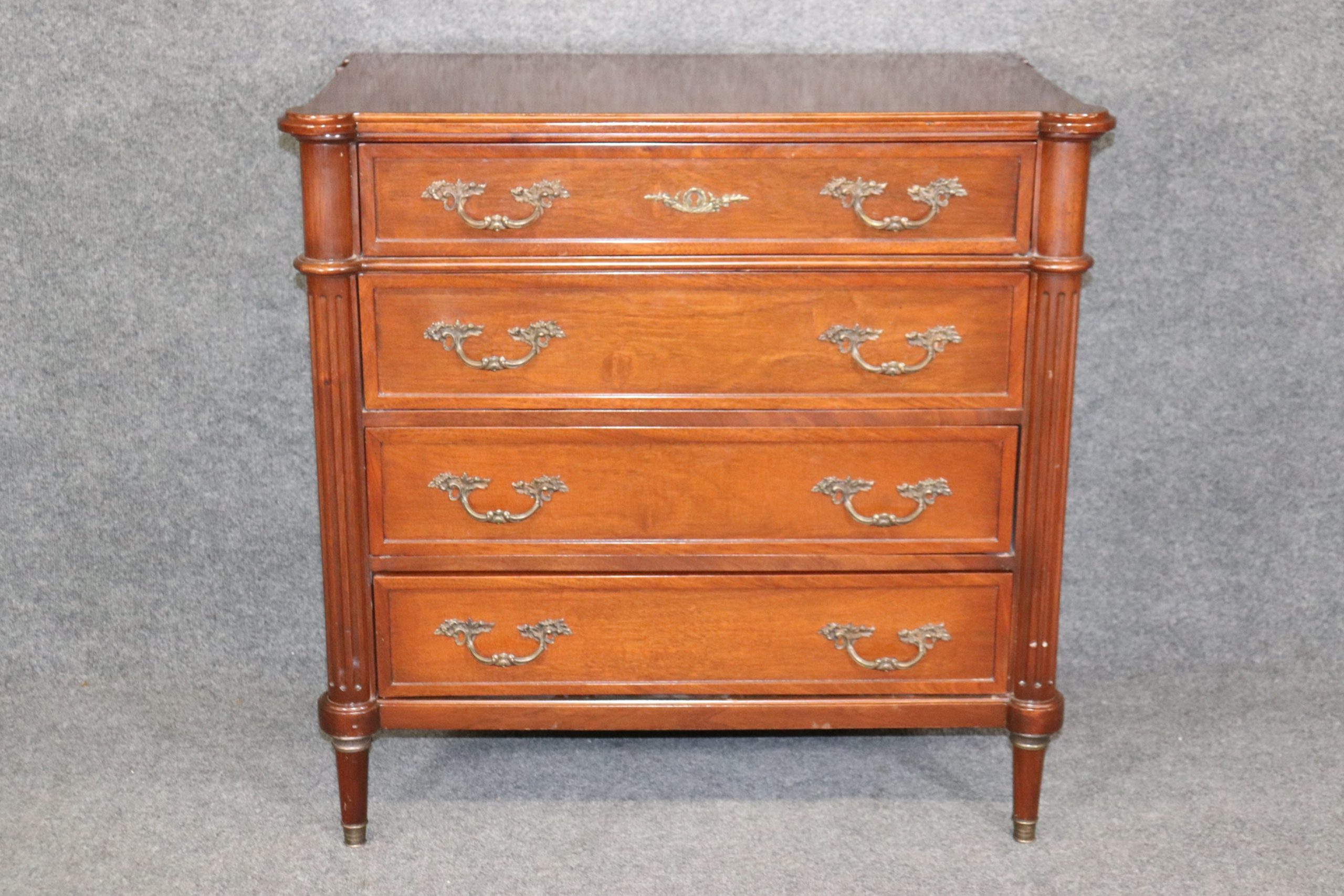 Antique Louis XVI Directoire Style Commode, Chest of Drawers In the Manner of Maison Jansen - Image 2