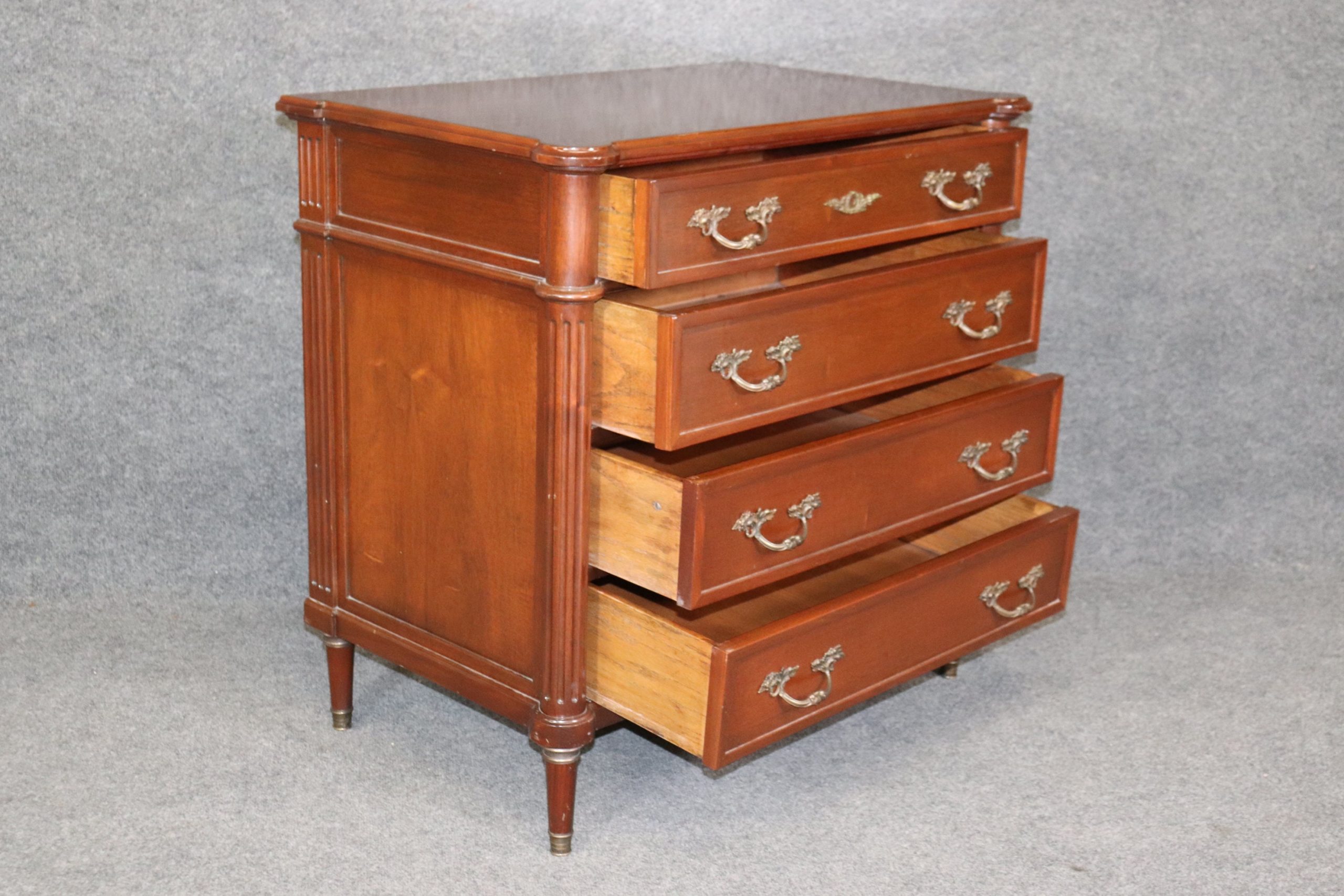 Antique Louis XVI Directoire Style Commode, Chest of Drawers In the Manner of Maison Jansen - Image 5