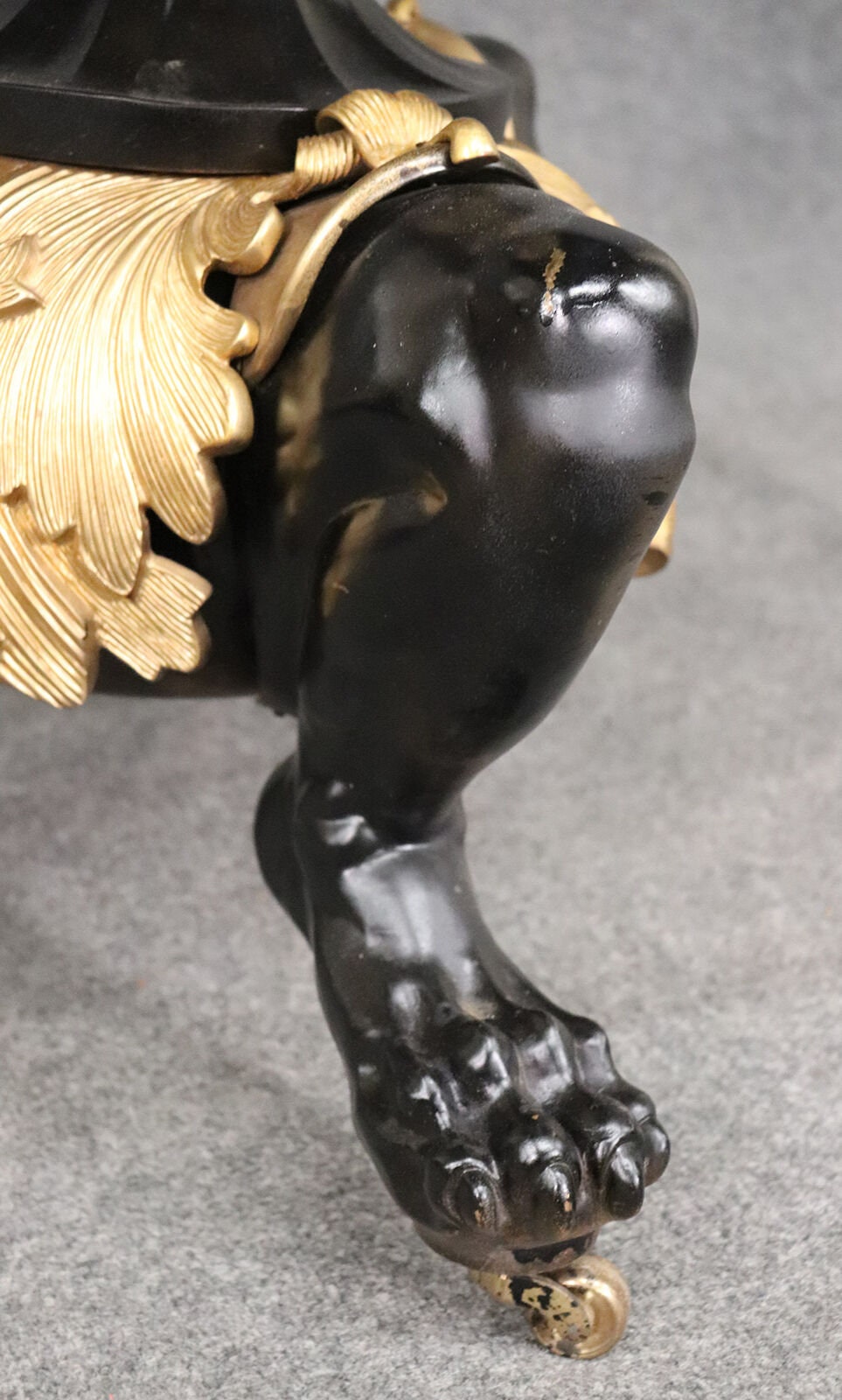 Solid Bronze and Marble Russian Neoclassical Center Table, Circa 1900s - Image 3