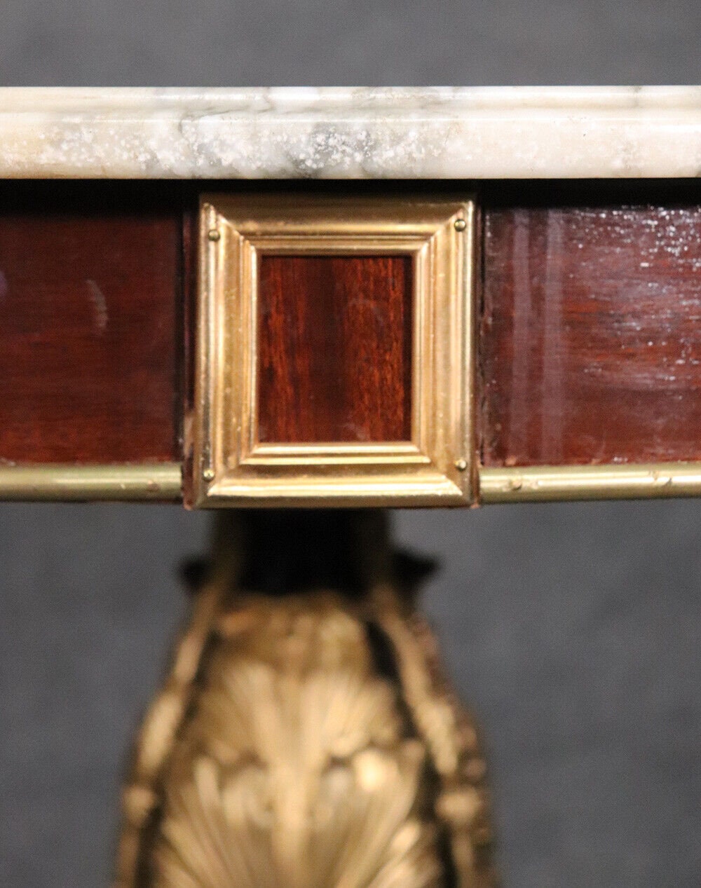 Solid Bronze and Marble Russian Neoclassical Center Table, Circa 1900s - Image 9
