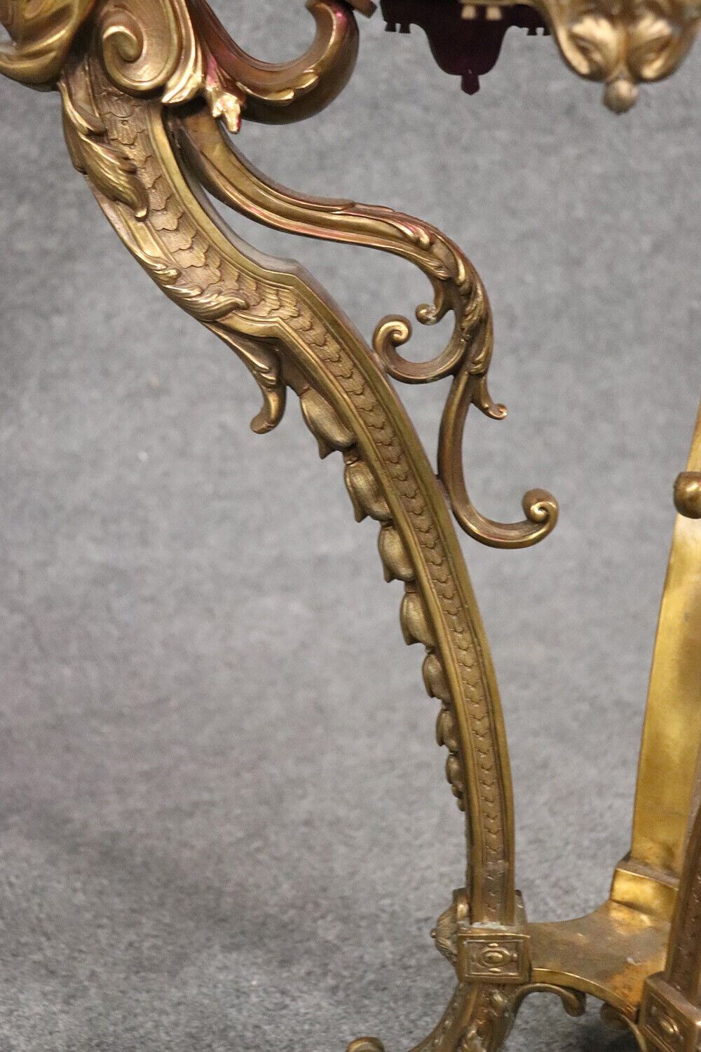 Best Figural Bronze Russian Amethyst Cut Glass jardineres, MCM - Image 7