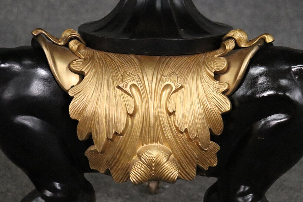 Solid Bronze and Marble Russian Neoclassical Center Table, Circa 1900s - Image 5