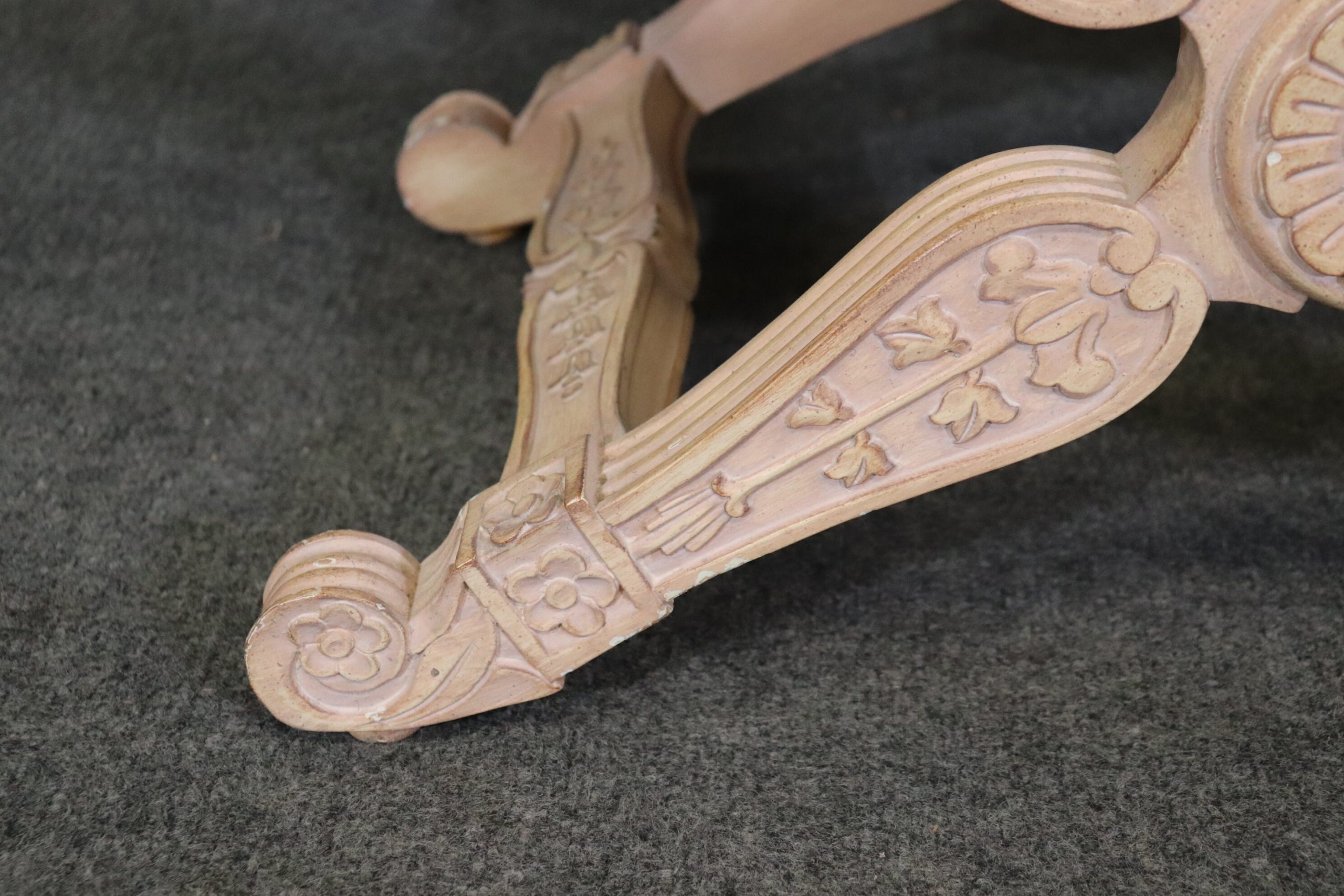 Maison Jansen Style Directoire Paint Decorated X Bench, MCM - Image 9