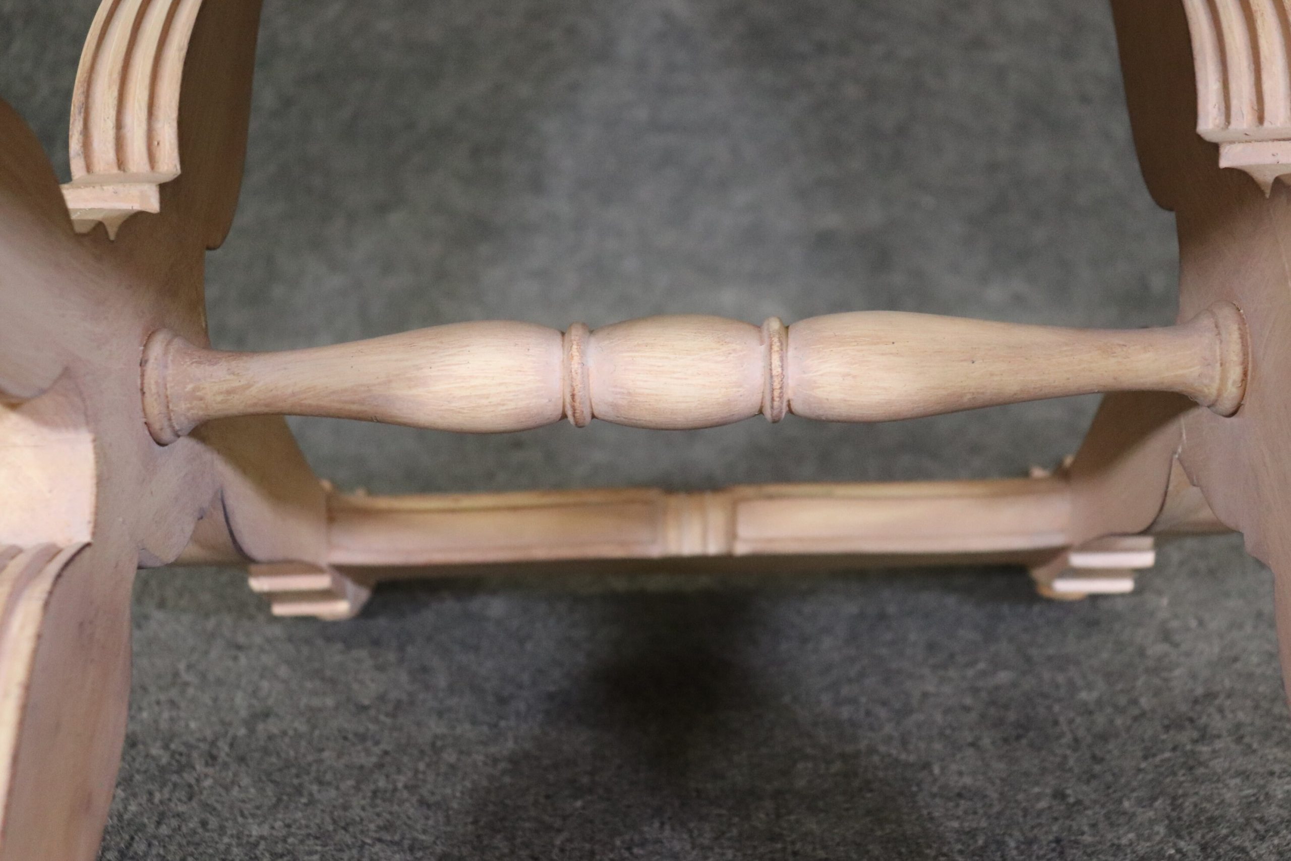 Maison Jansen Style Directoire Paint Decorated X Bench, MCM - Image 10