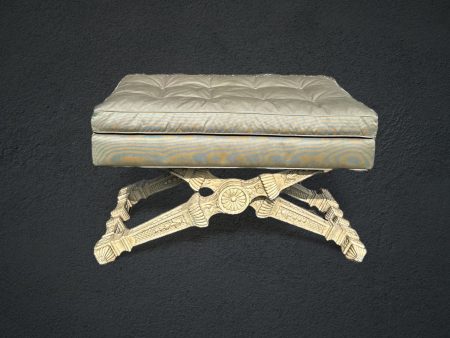 Lewis Mittman Regency Direcotire Style X Form Bench Footstool Ottoman, Furniture