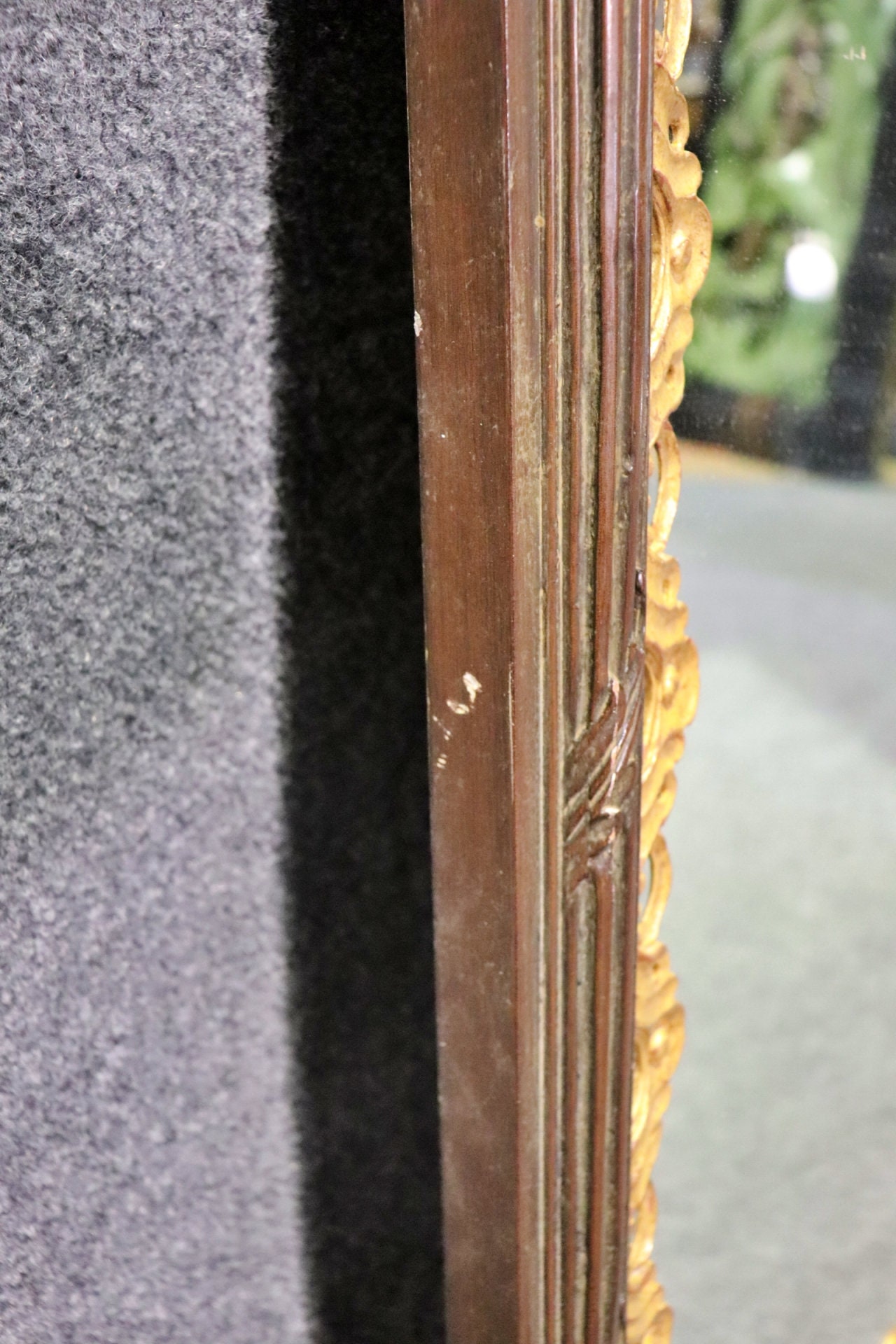 Regency Style Gilt Decorated Hanging Wall Mirror, Large Mirror - Image 8