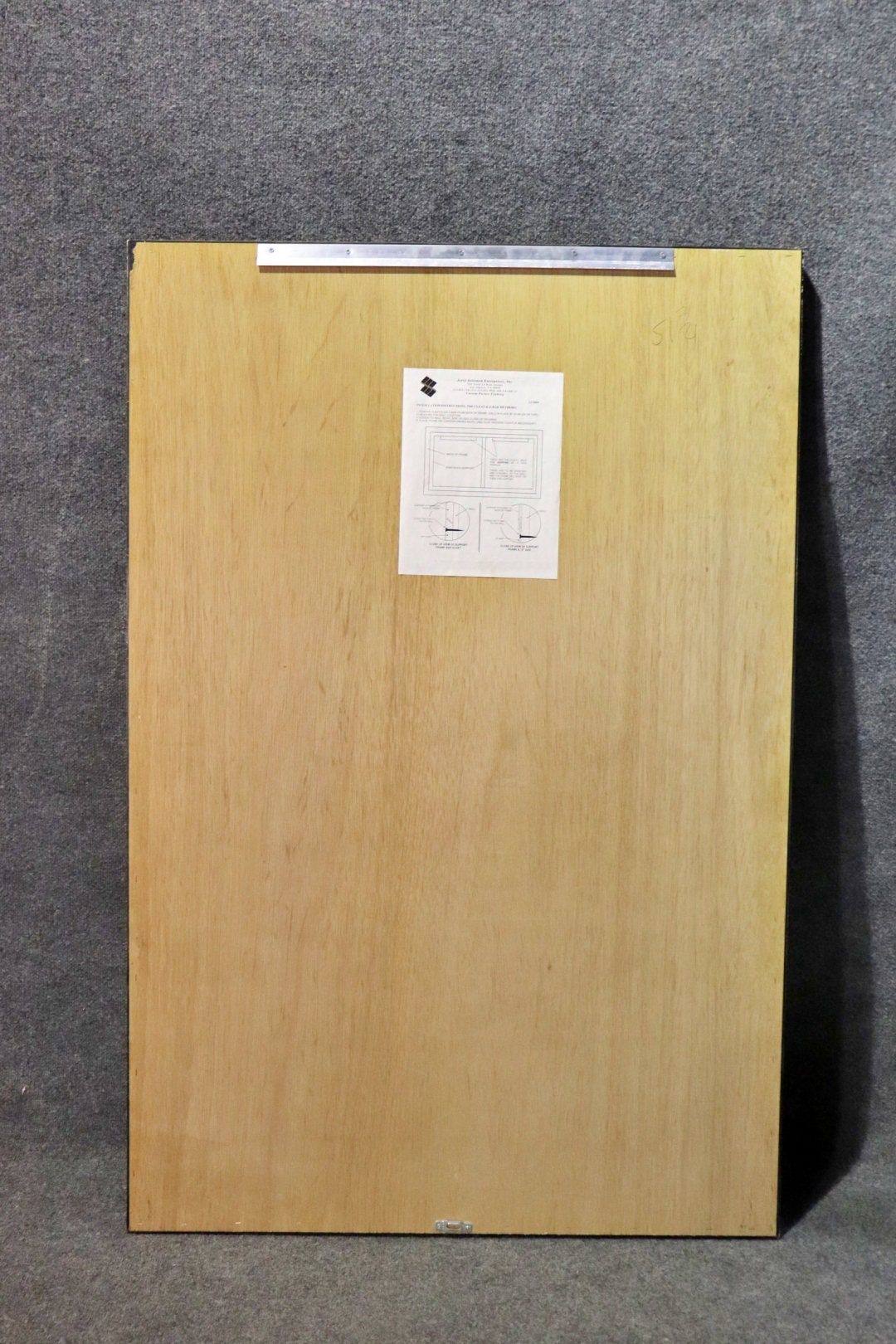 Regency Style Gilt Decorated Hanging Wall Mirror, Large Mirror - Image 5