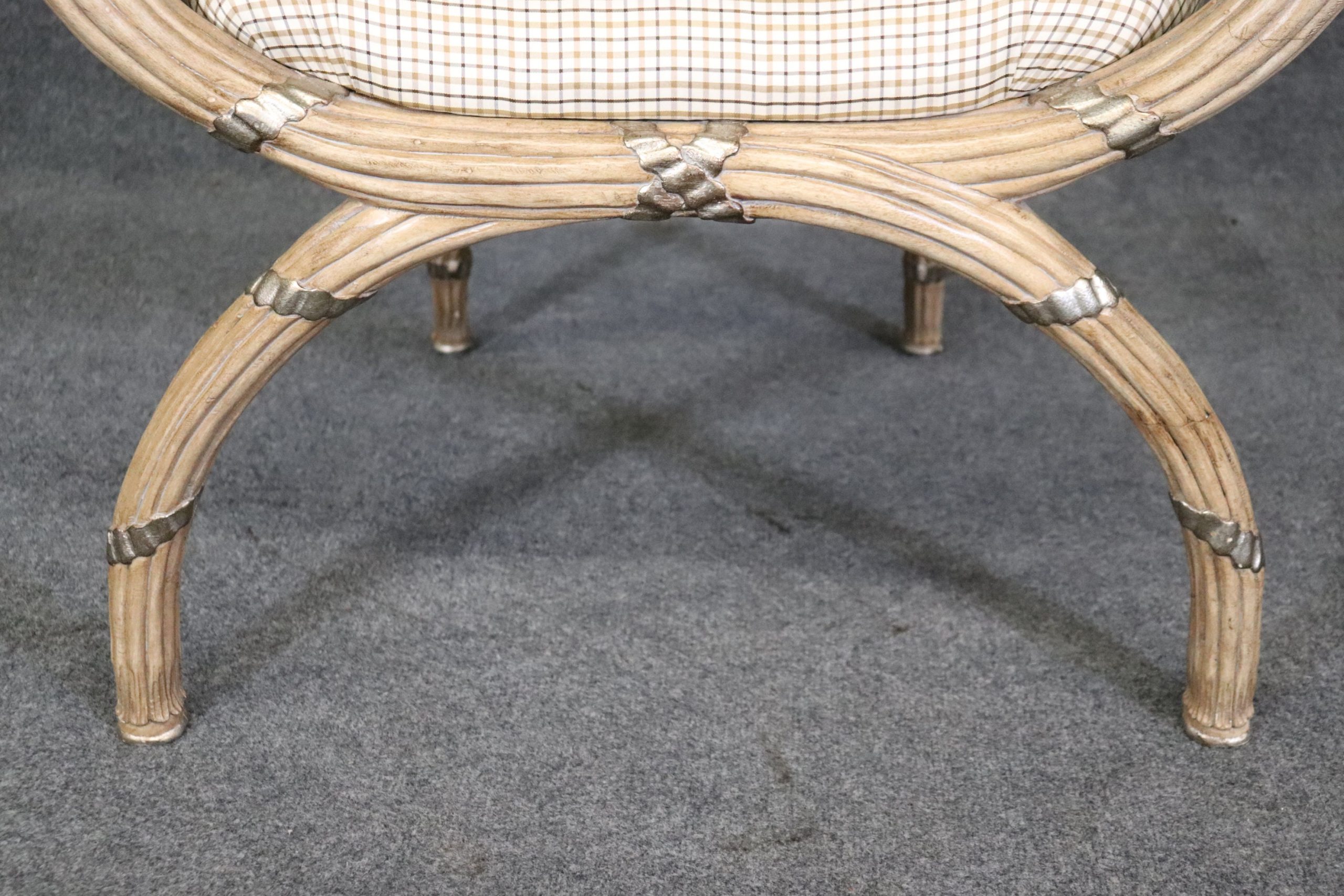 Beacon Hill Regency Style Paint Decorated Armchair, Vintage - Image 5