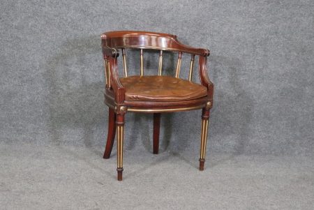 Antique 19th Century Louis XVI Style Armchair Club Chair, Antique Decor