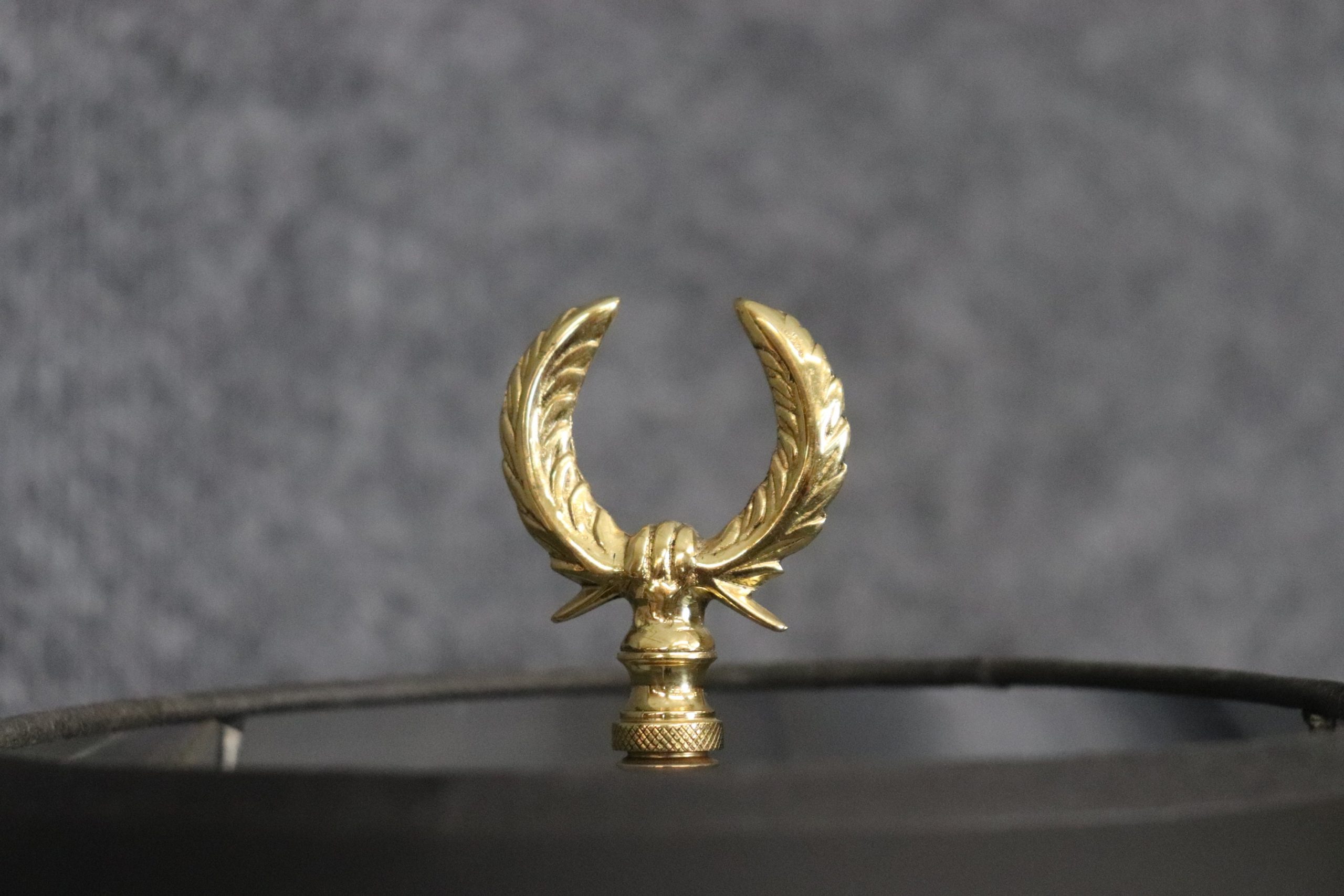 Pair of Mid Century Andre Arbus Style Chrome and Brass Floor Lamps, MCM - Image 4