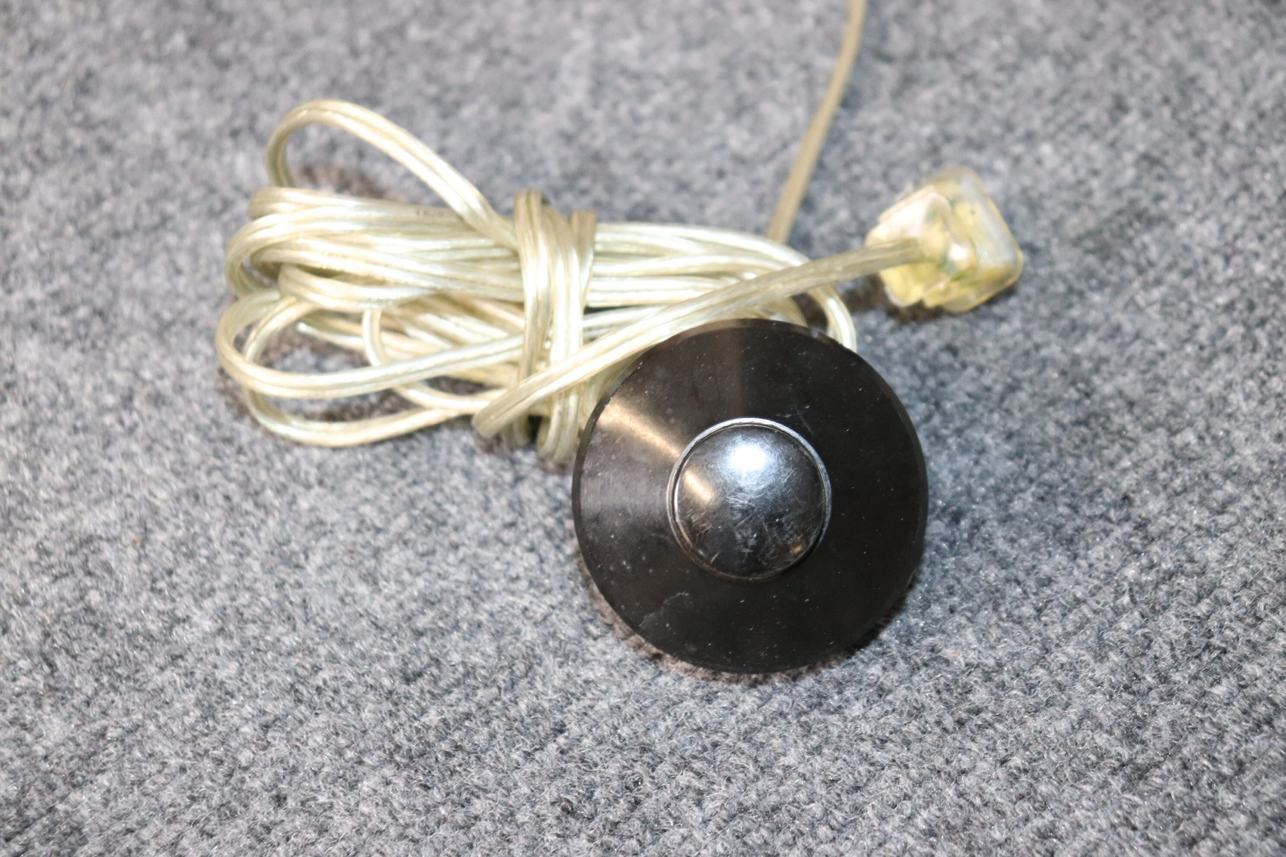 Pair of Mid Century Andre Arbus Style Chrome and Brass Floor Lamps, MCM - Image 8