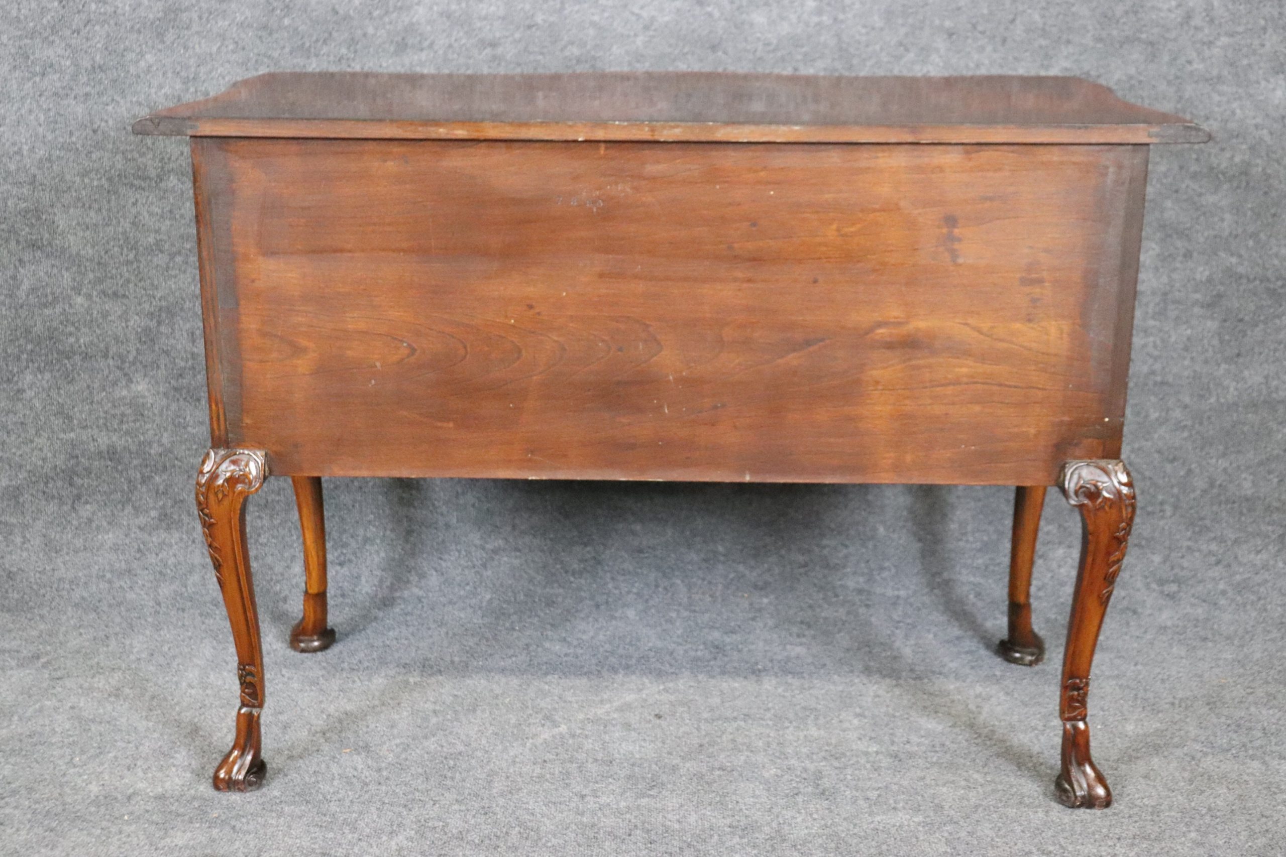Antique Georgian Style Carved Mahogany Commode - Buffet Chest - Image 4