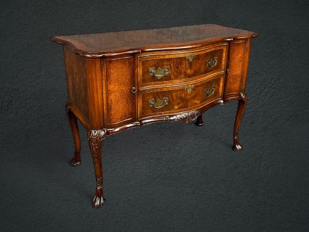 Antique Georgian Style Carved Mahogany Commode - Buffet Chest