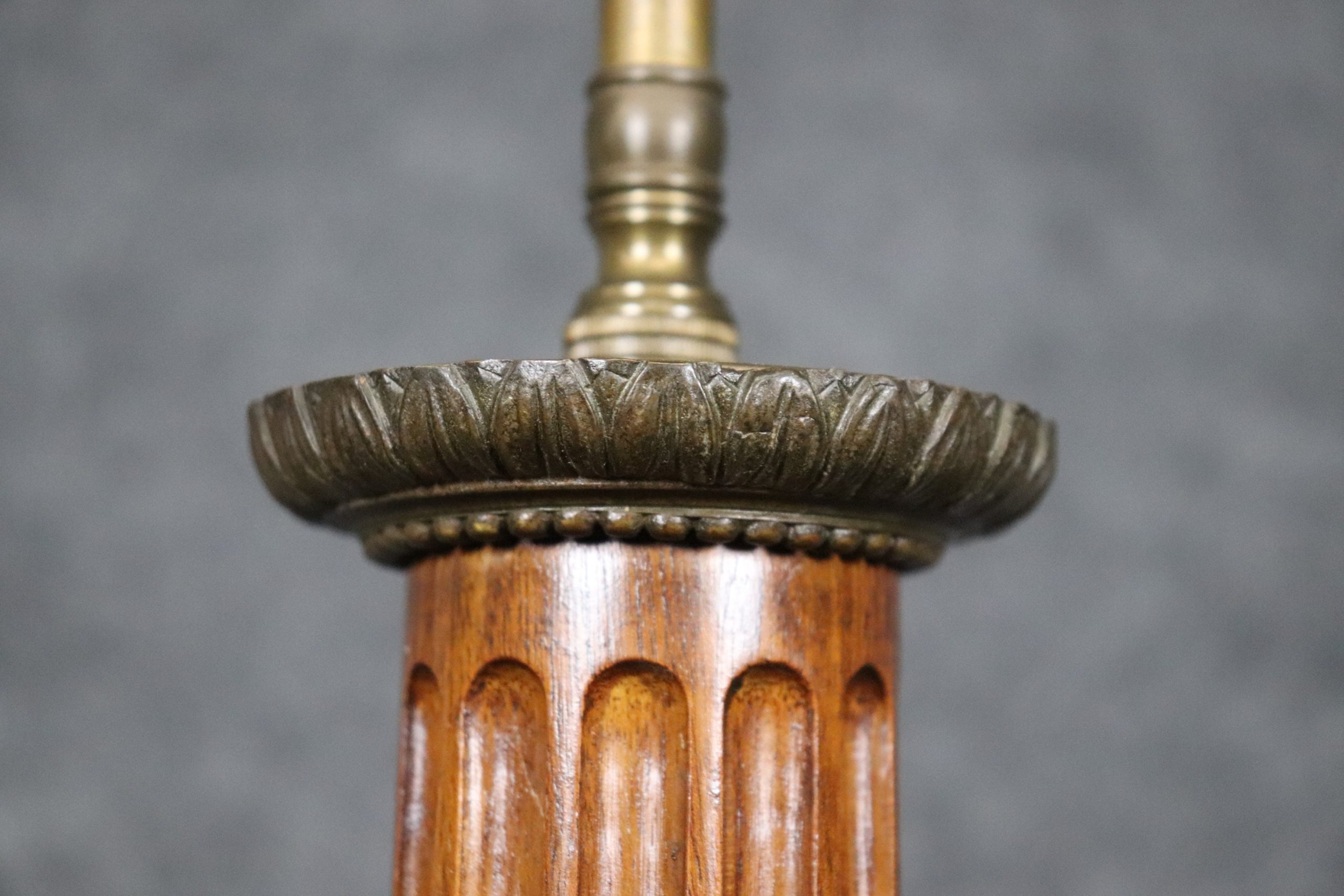 Louis XVI Style Three Tier Floor Lamp, Antique Lamp - Image 10