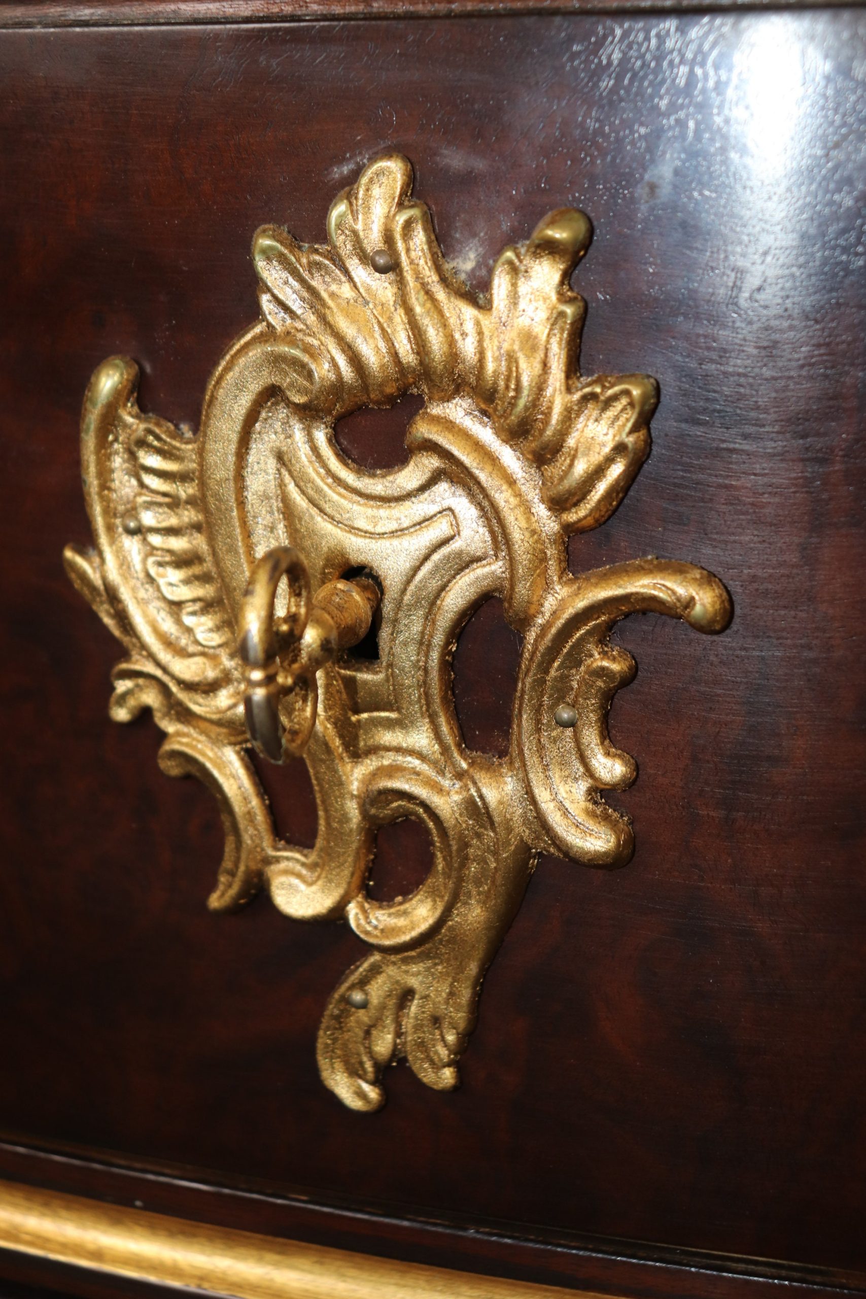 E.J. Victor Newport Historic Collection Regence Style Marble Top Commode, Chest of Drawers - Image 8