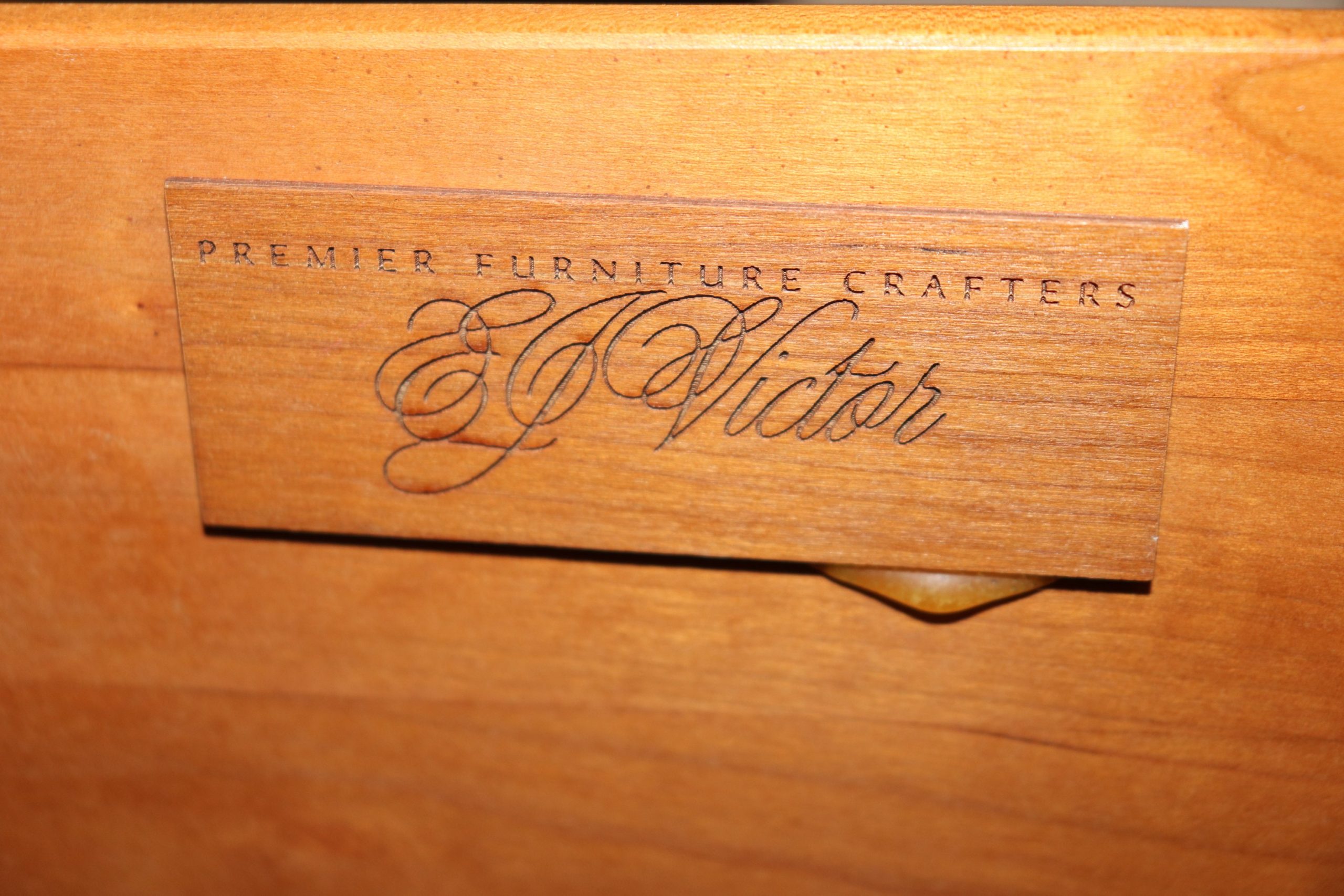 E.J. Victor Newport Historic Collection Regence Style Marble Top Commode, Chest of Drawers - Image 10