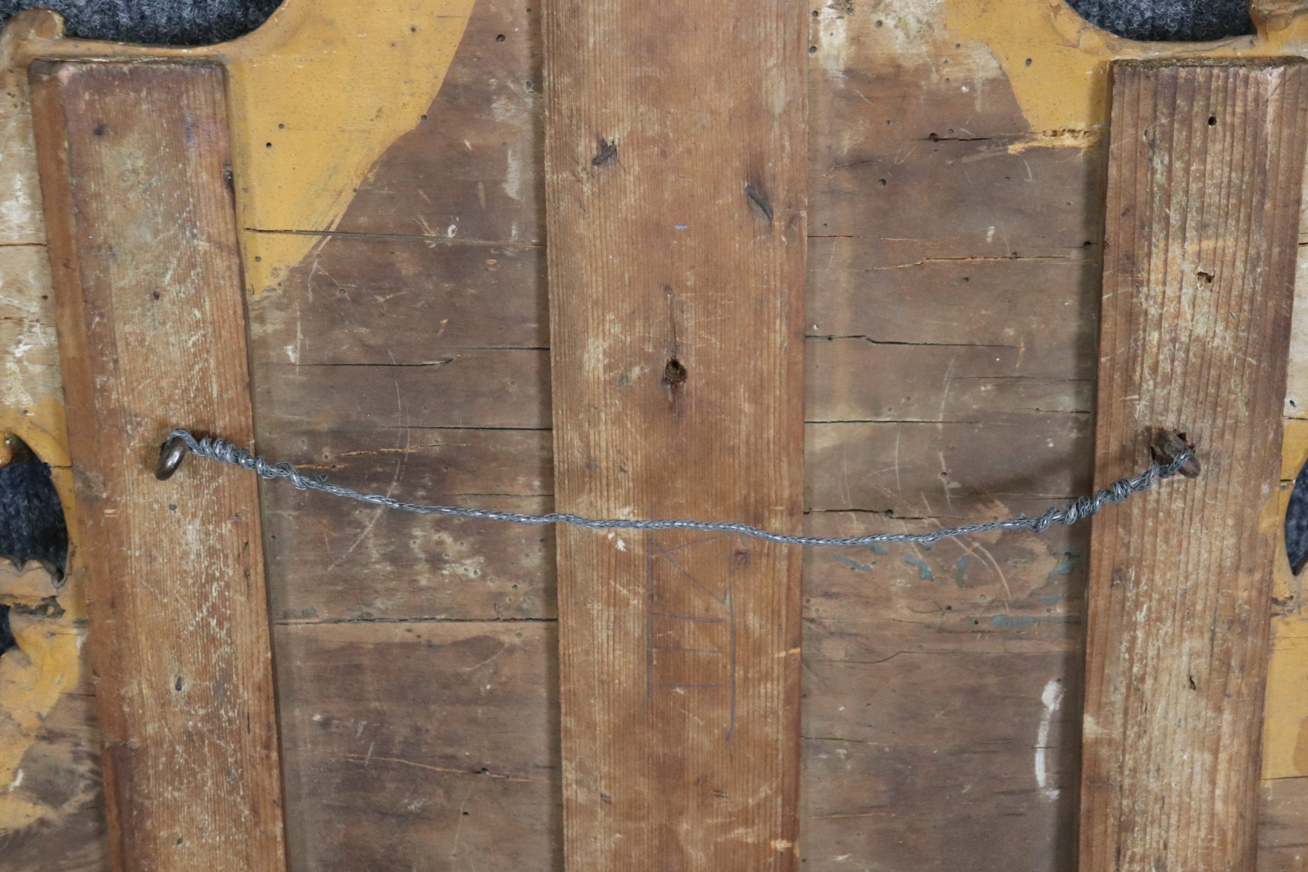 Antique 18th Century French Regency Style Gold Gilt Carved Wall Hanging Mirror, Accent Mirror - Image 10