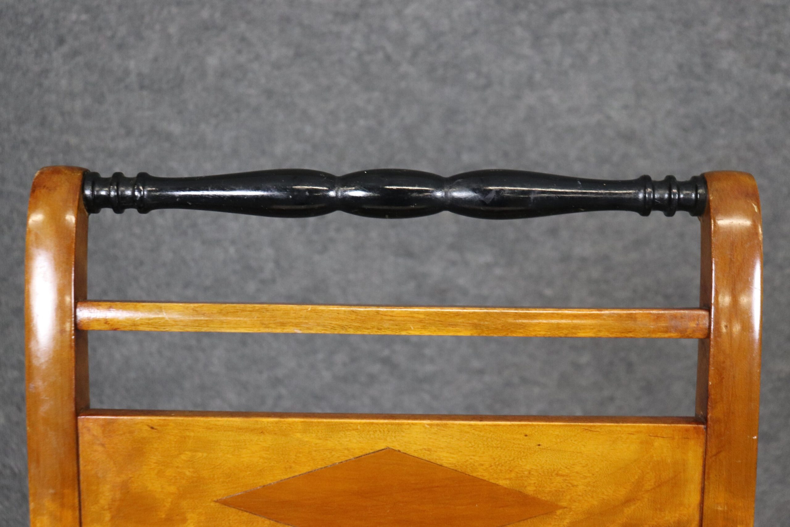 Pair of Biedermeier Style Side Chairs, Accent Chairs - Image 7