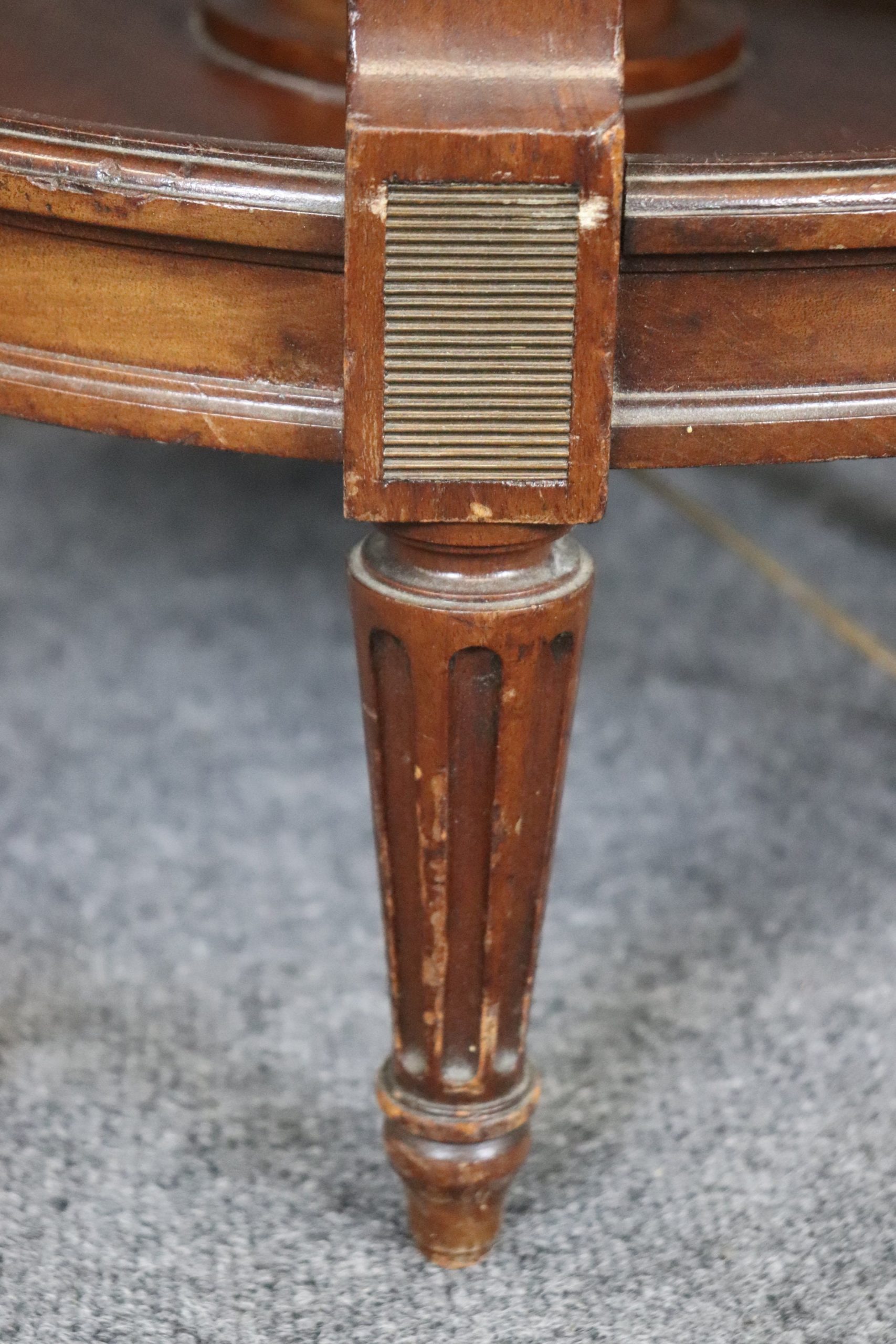 Louis XVI Style Three Tier Floor Lamp, Antique Lamp - Image 8