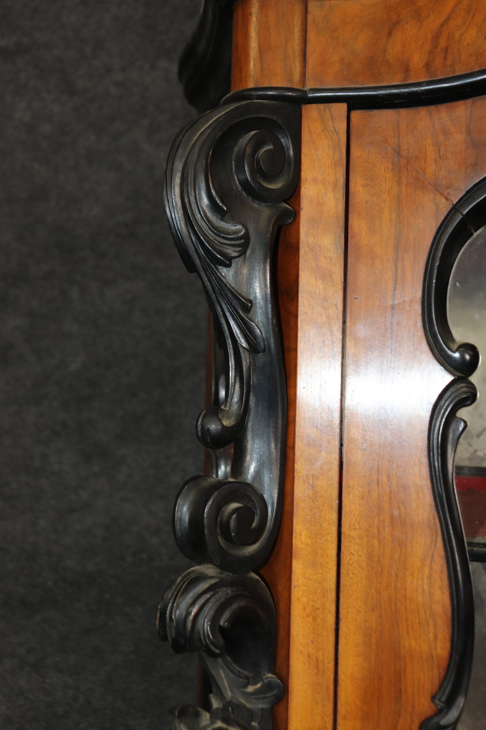 Antique 19th Century French 2 Piece Display Cabinet, China Cabinet - Image 6