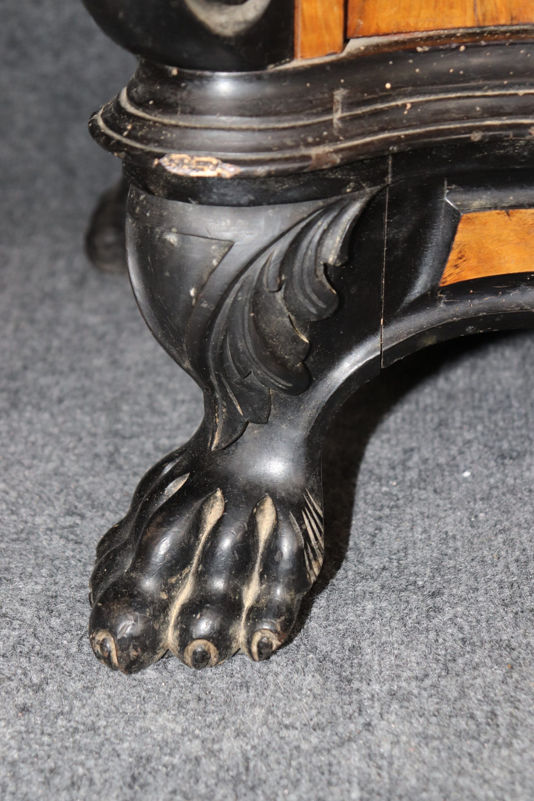 Antique 19th Century French 2 Piece Display Cabinet, China Cabinet - Image 7