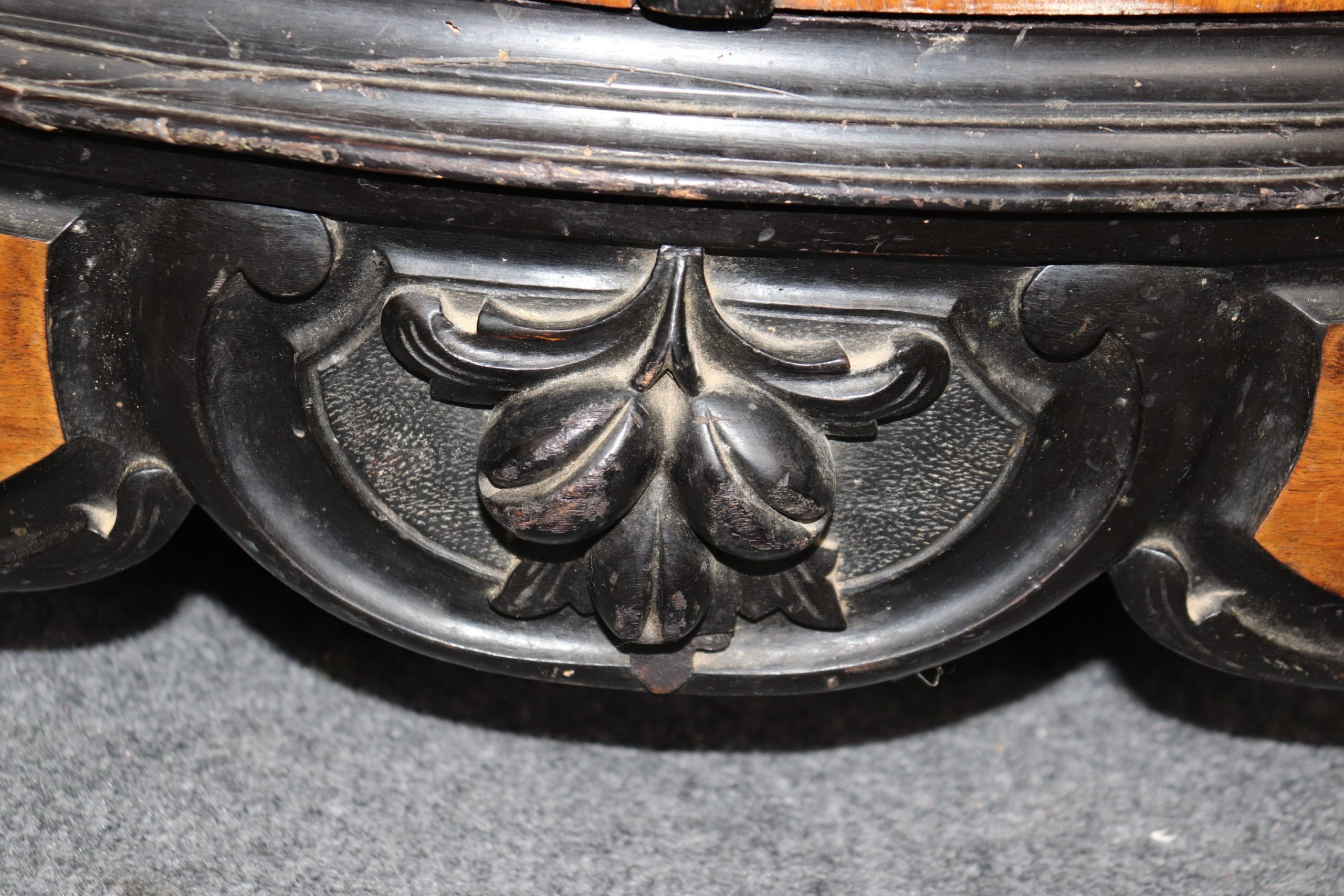 Antique 19th Century French 2 Piece Display Cabinet, China Cabinet - Image 8