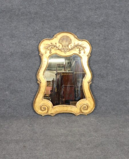 Regency Style Carved Gold Gilt Wall Hanging Mirror, Accent Mirror