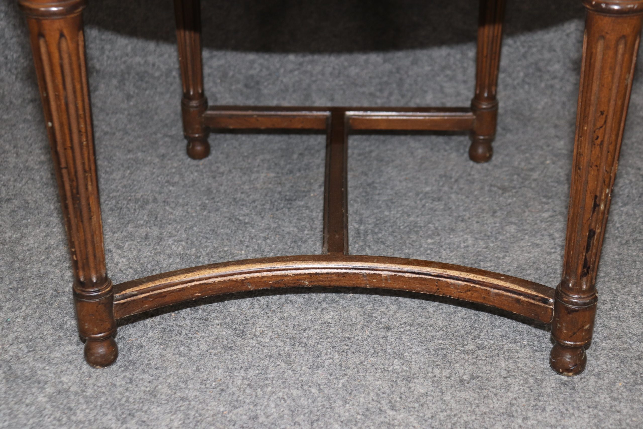 6 Louis XVI Style Balloon Back Side Chairs, Vintage Chairs - Image 9