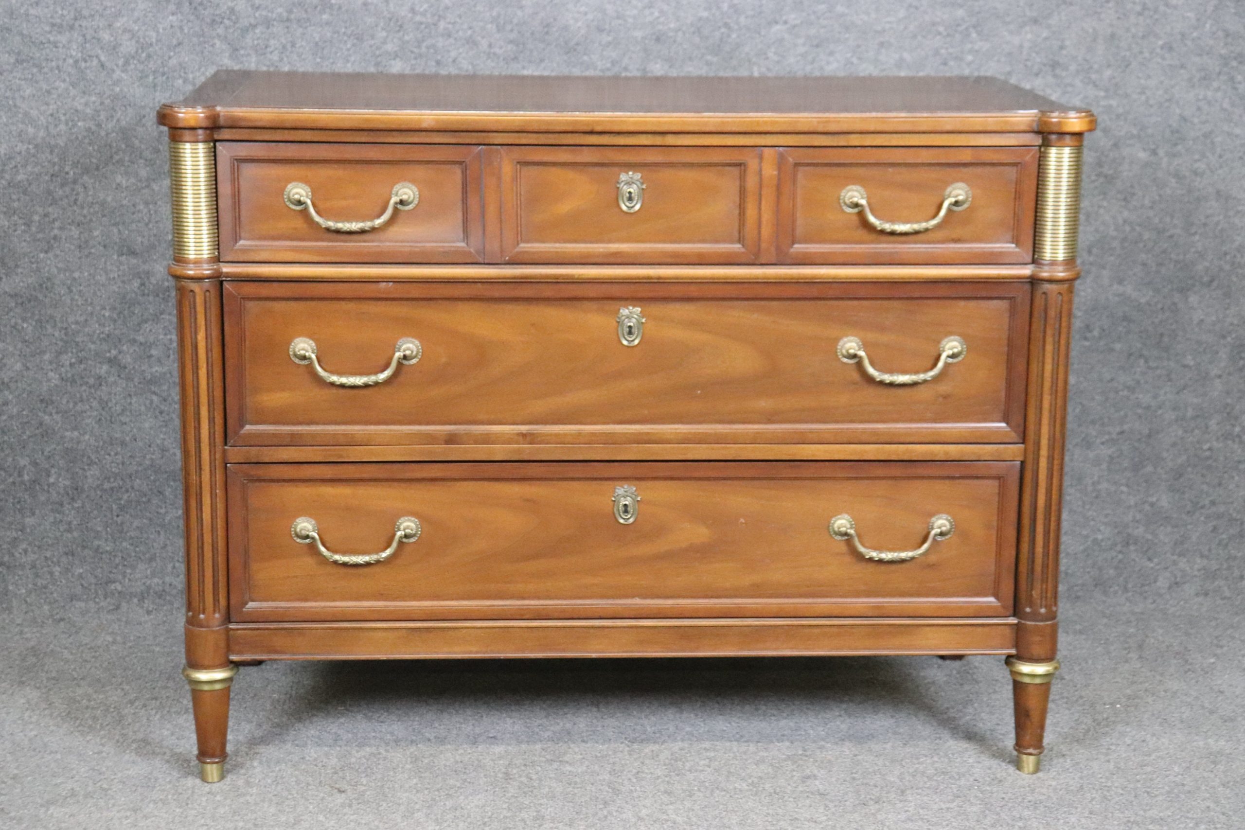 Louis XVI Directoire Style Commode Chest of Drawers By Baker Furniture, Antique Furniture - Image 2