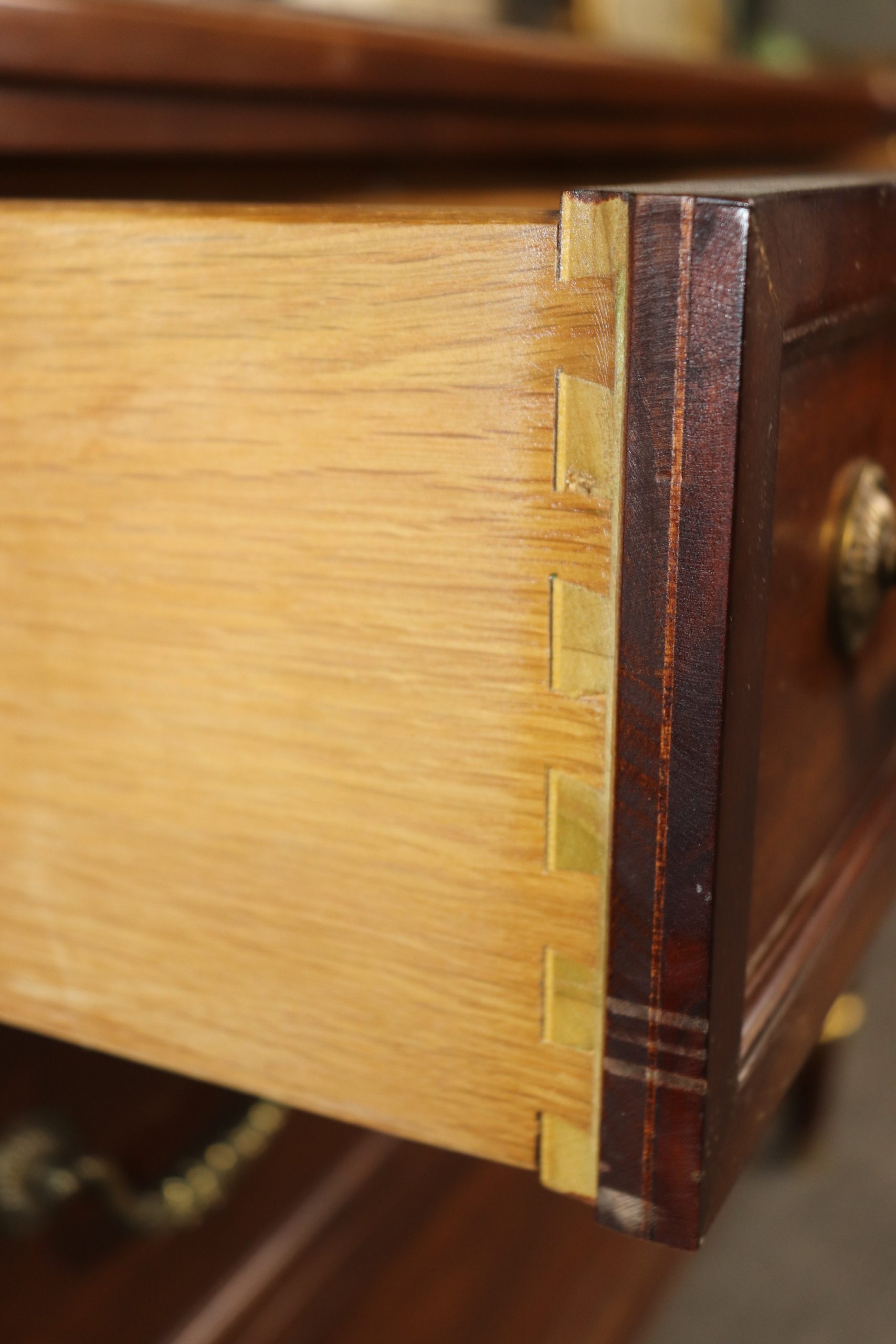 Louis XVI Directoire Style Commode Chest of Drawers By Baker Furniture, Antique Furniture - Image 9