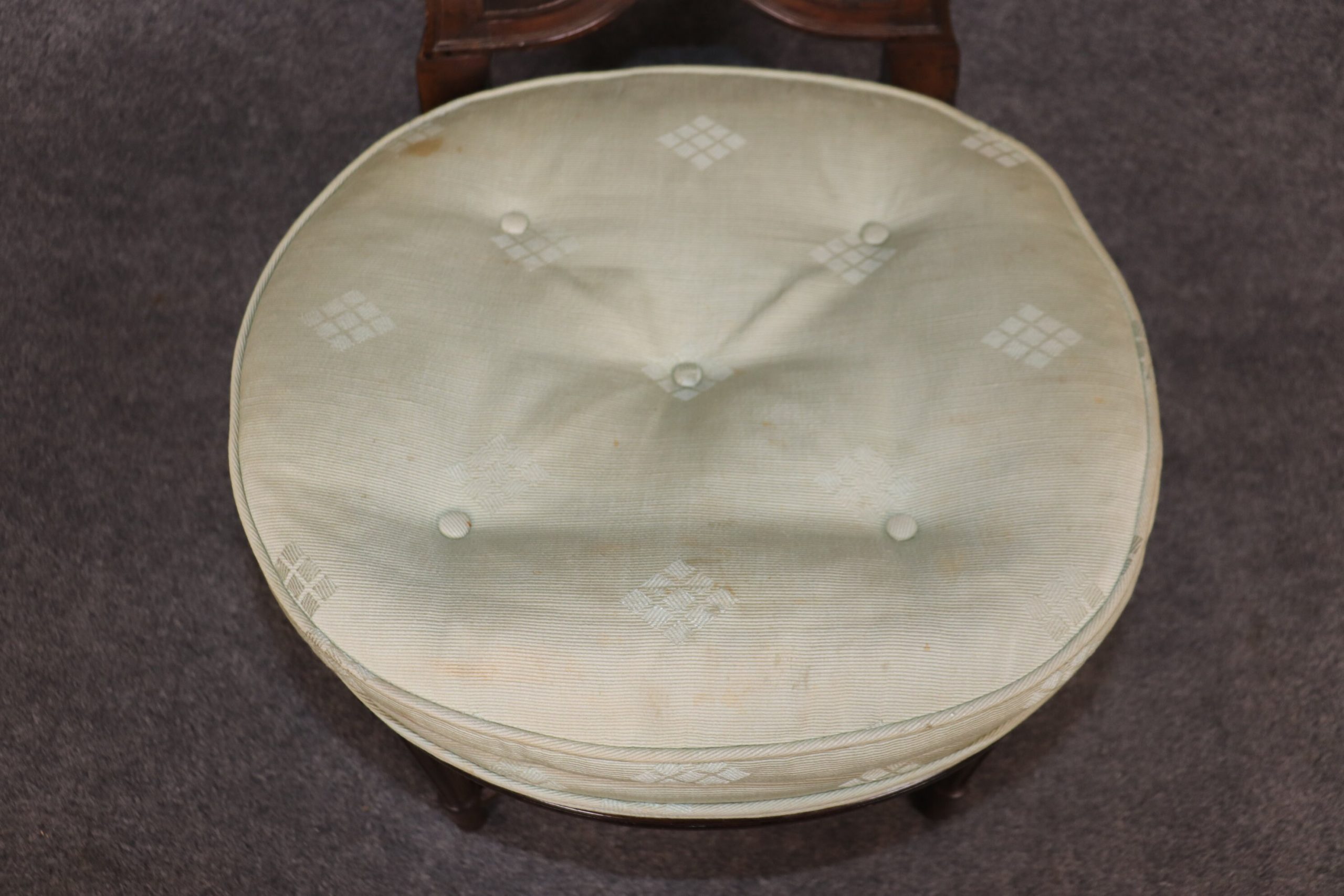 6 Louis XVI Style Balloon Back Side Chairs, Vintage Chairs - Image 10