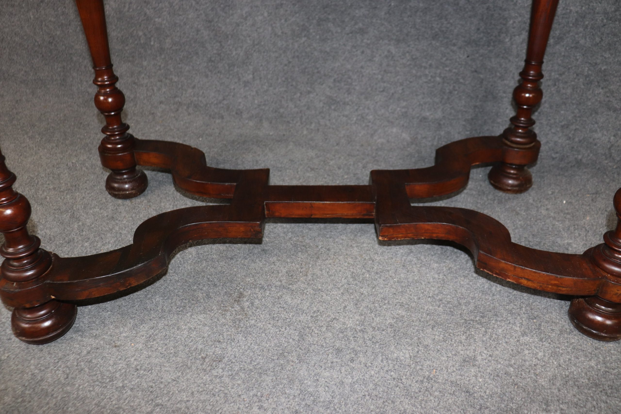 Antique 18th Century Louis XIV Style Inlaid Secretary Desk, Writing Desk - Image 8