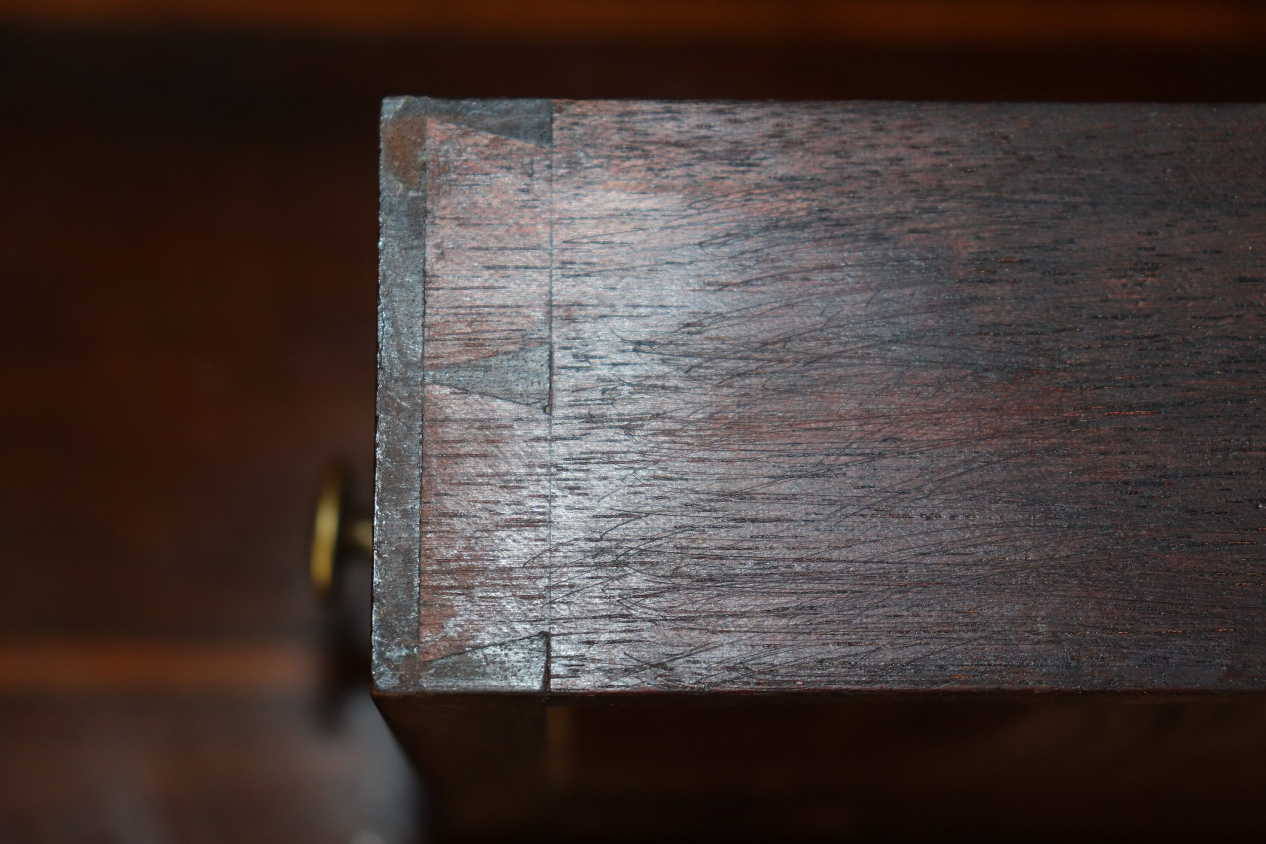 Antique 19th Century Edwardian Style Inlaid Desk, Antiques - Image 8