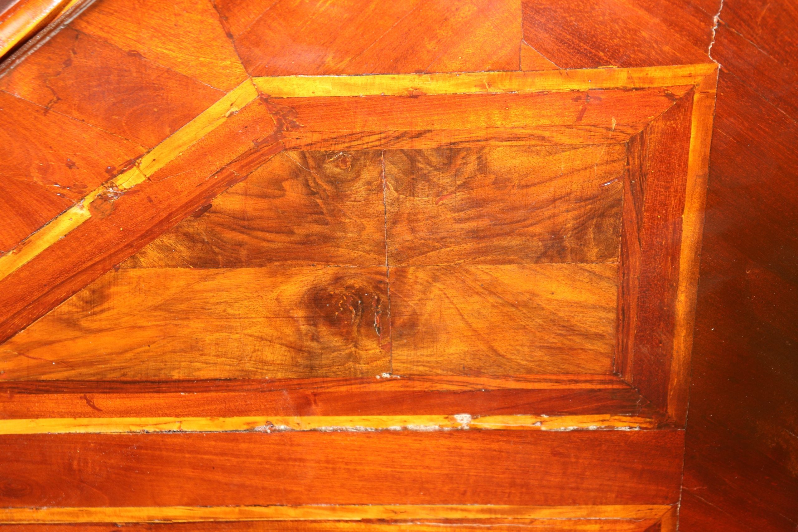 Antique 18th Century Louis XV Inlaid Bronze Mounted Secretaire, Ladies Desk - Image 10