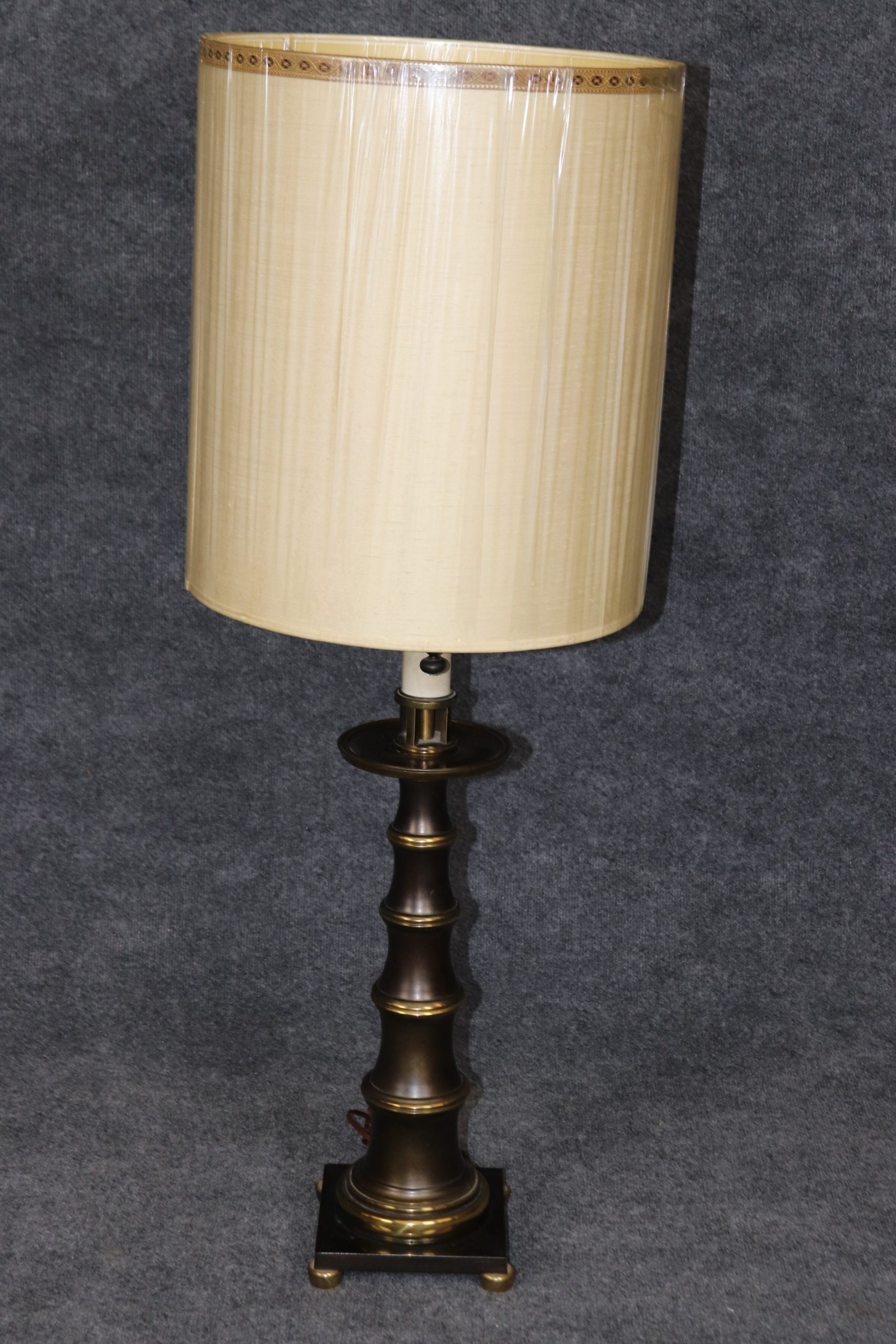 Pair of MCM Hollywood Regency Style Brass Table Lamps by Stiffel, Accent Lamps. Vintage Lamp - Image 5