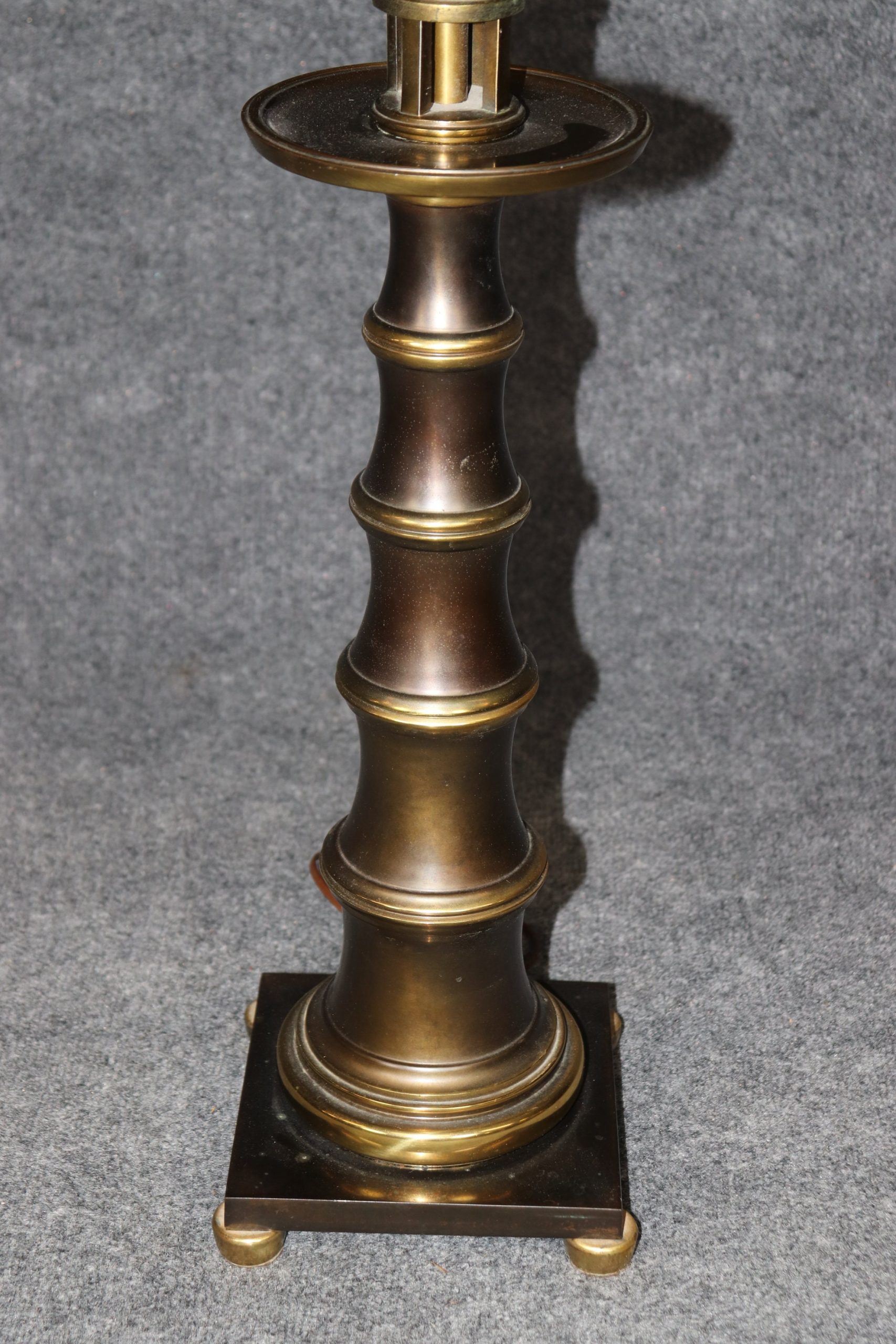 Pair of MCM Hollywood Regency Style Brass Table Lamps by Stiffel, Accent Lamps. Vintage Lamp - Image 6